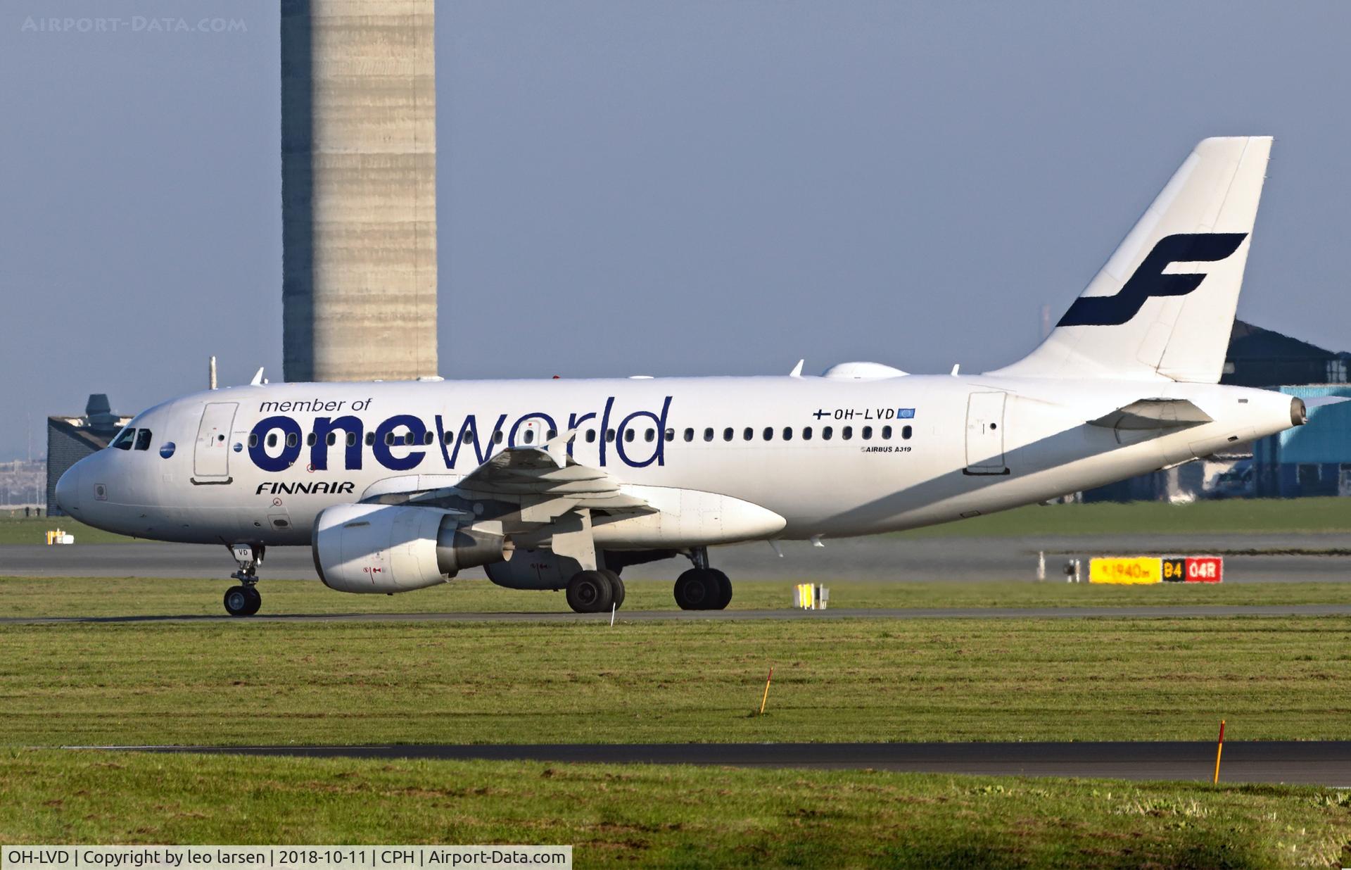 OH-LVD, 2000 Airbus A319-112 C/N 1352, Copenhagen 11.10.2018