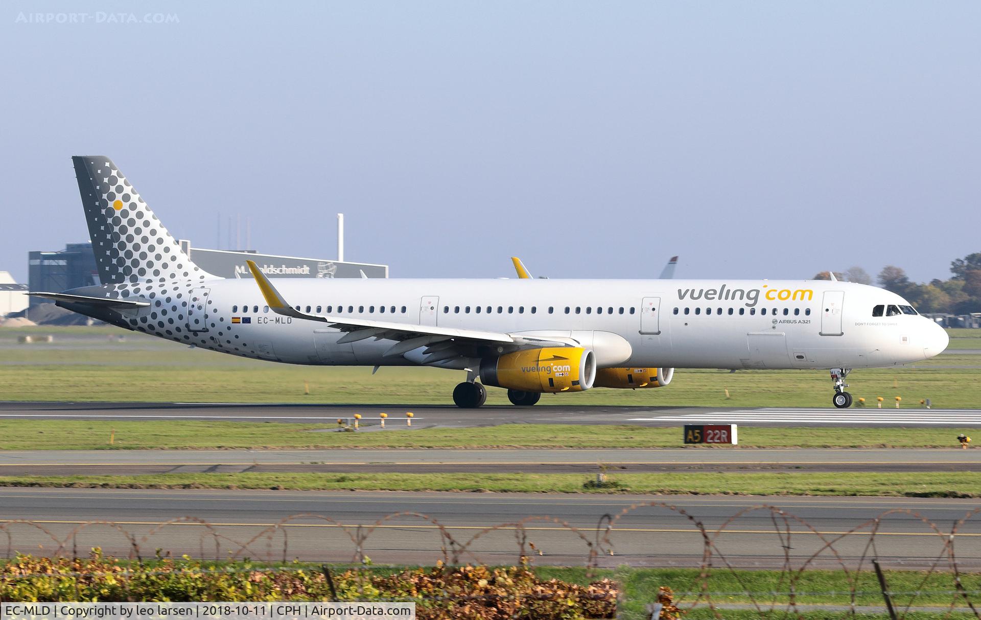 EC-MLD, 2016 Airbus A321-231 C/N 7105, Copenhagen 11.10.2018