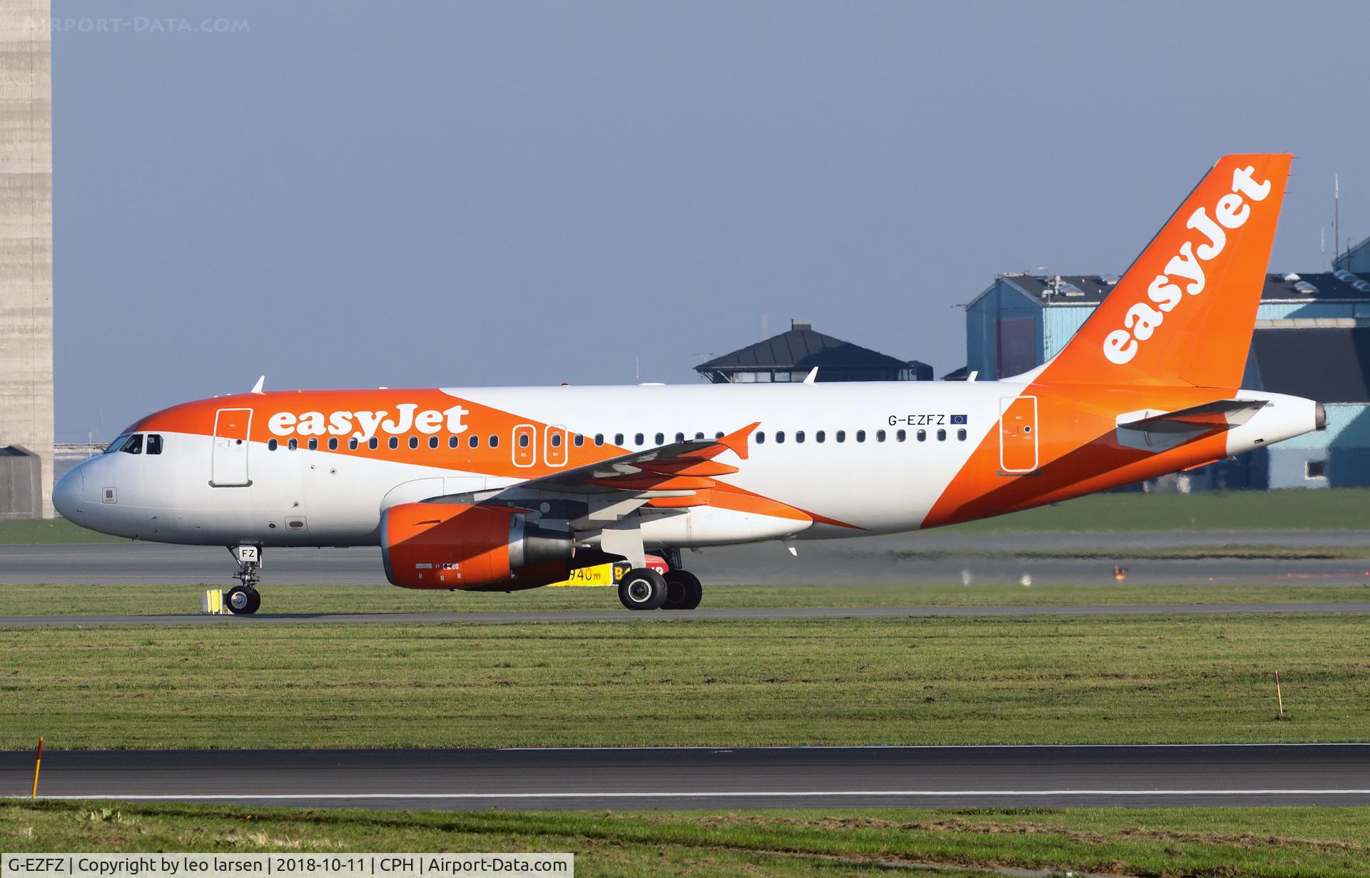 G-EZFZ, 2010 Airbus A319-111 C/N 4425, Copenhagen 11.10.2018
