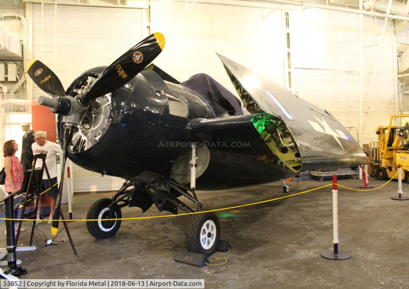 55052, General Motors (Grumman) F4F-8 Wildcat C/N n/a, F4F-8 Wildcat at USS Hornet Museum