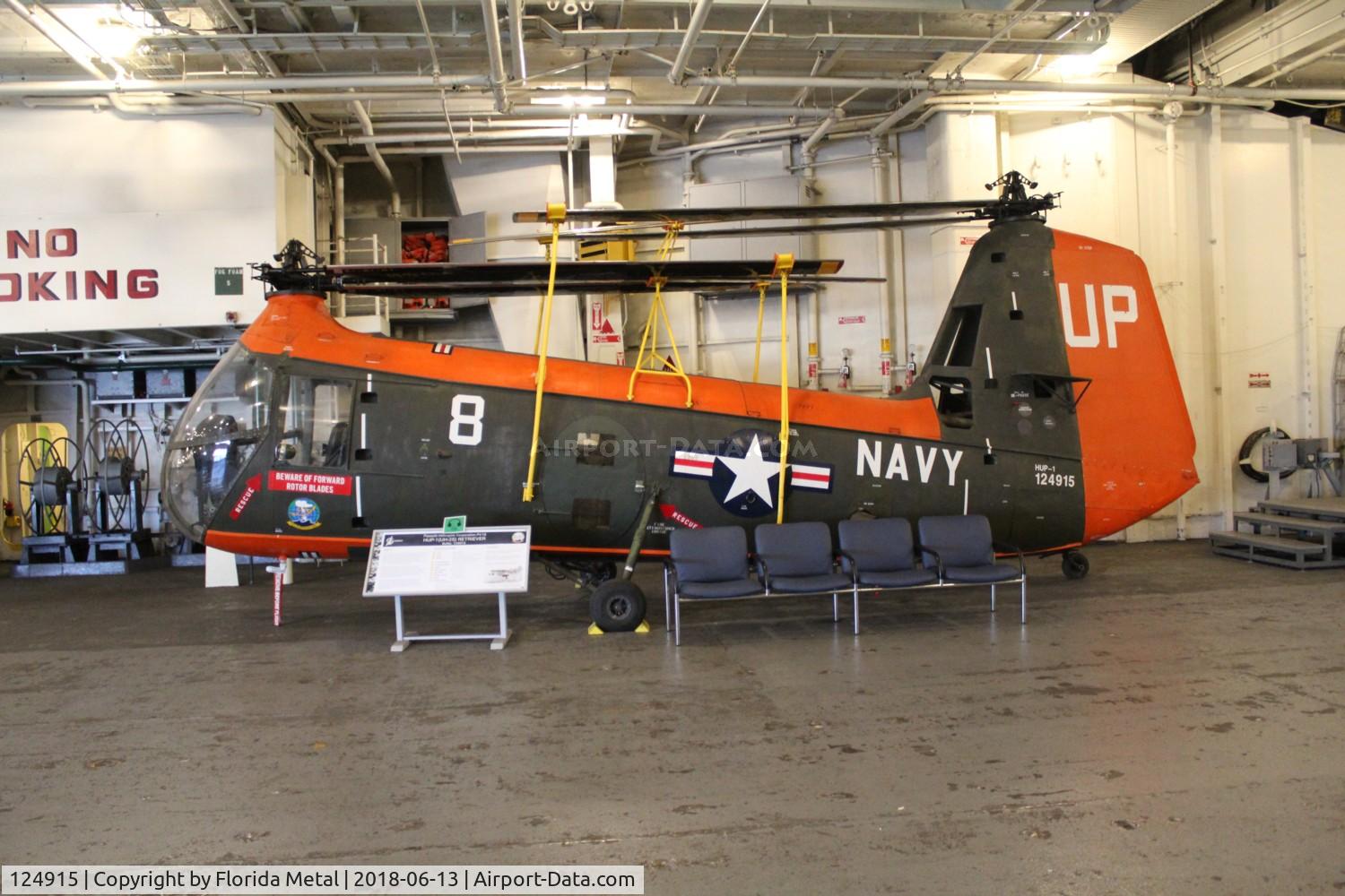 124915, Piasecki HUP-1 Retriever C/N 8, HUP-1 at USS Hornet Museum