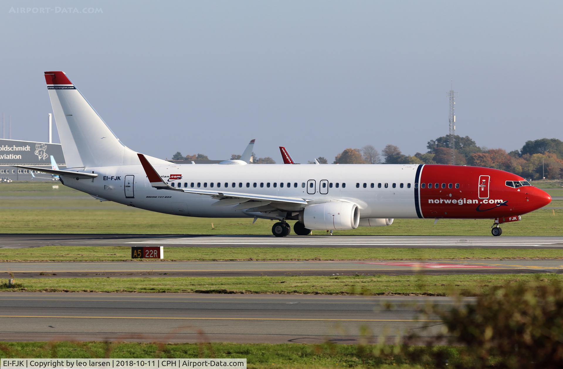 EI-FJK, 2016 Boeing 737-8JP C/N 42072, Copenhagen 11.10.2018