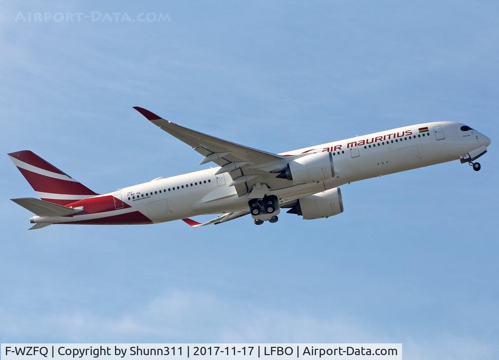 F-WZFQ, 2017 Airbus A350-941 C/N 0157, C/n 0157 - To be 3B-NBQ