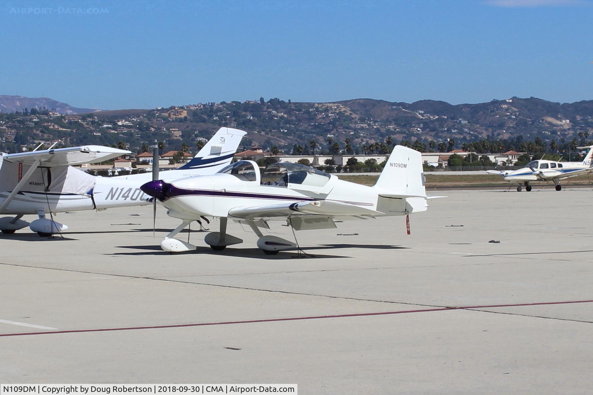 N109DM, 1997 Vans RV-6A C/N MAN-1, 1997 VANs RV-6A, Lycoming O-320, the A version has a nose gear vice tail gear. I have flown a RV-6, but not a RV-6A.