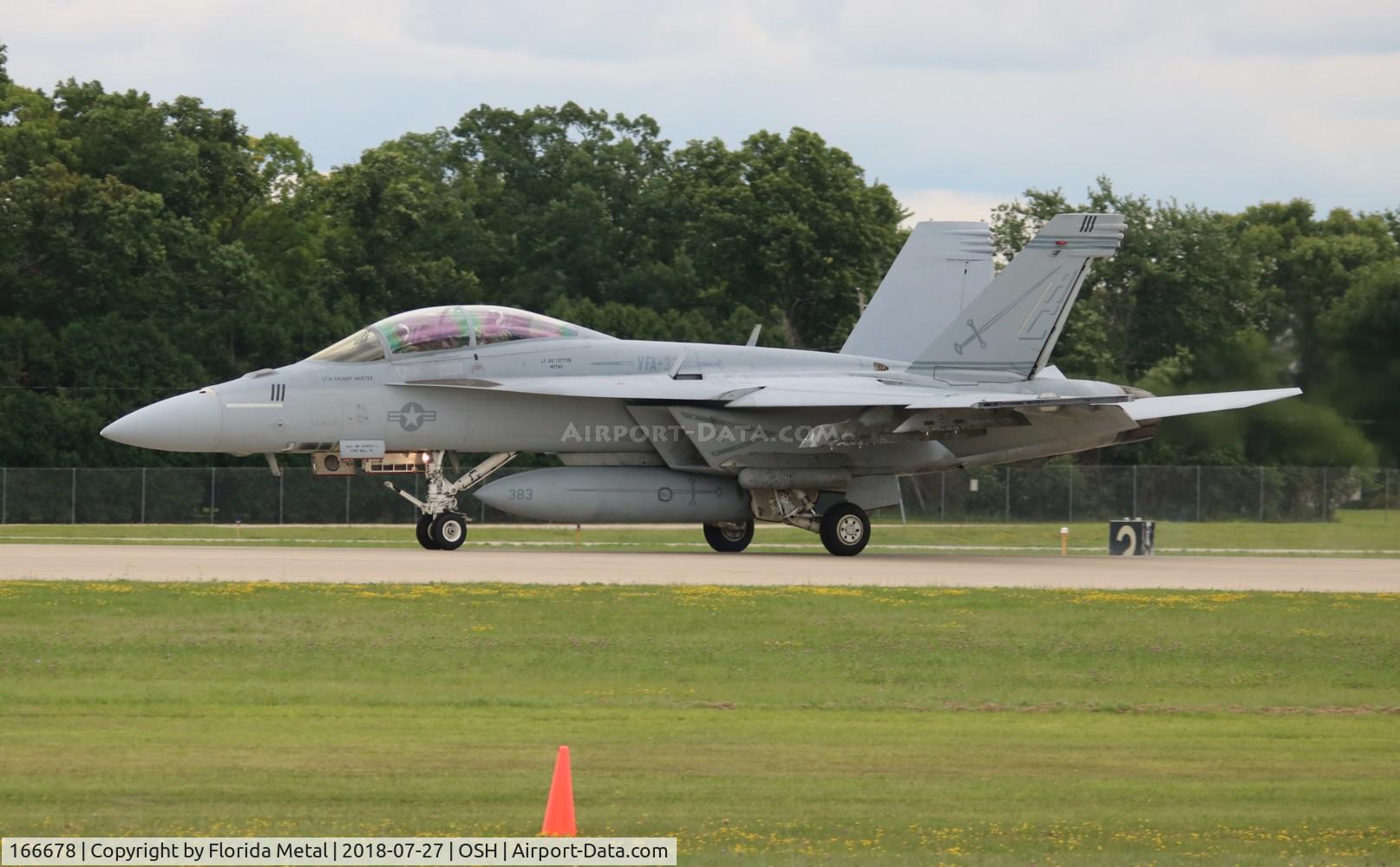 166678, Boeing F/A-18F Super Hornet C/N F156, F/A-18F