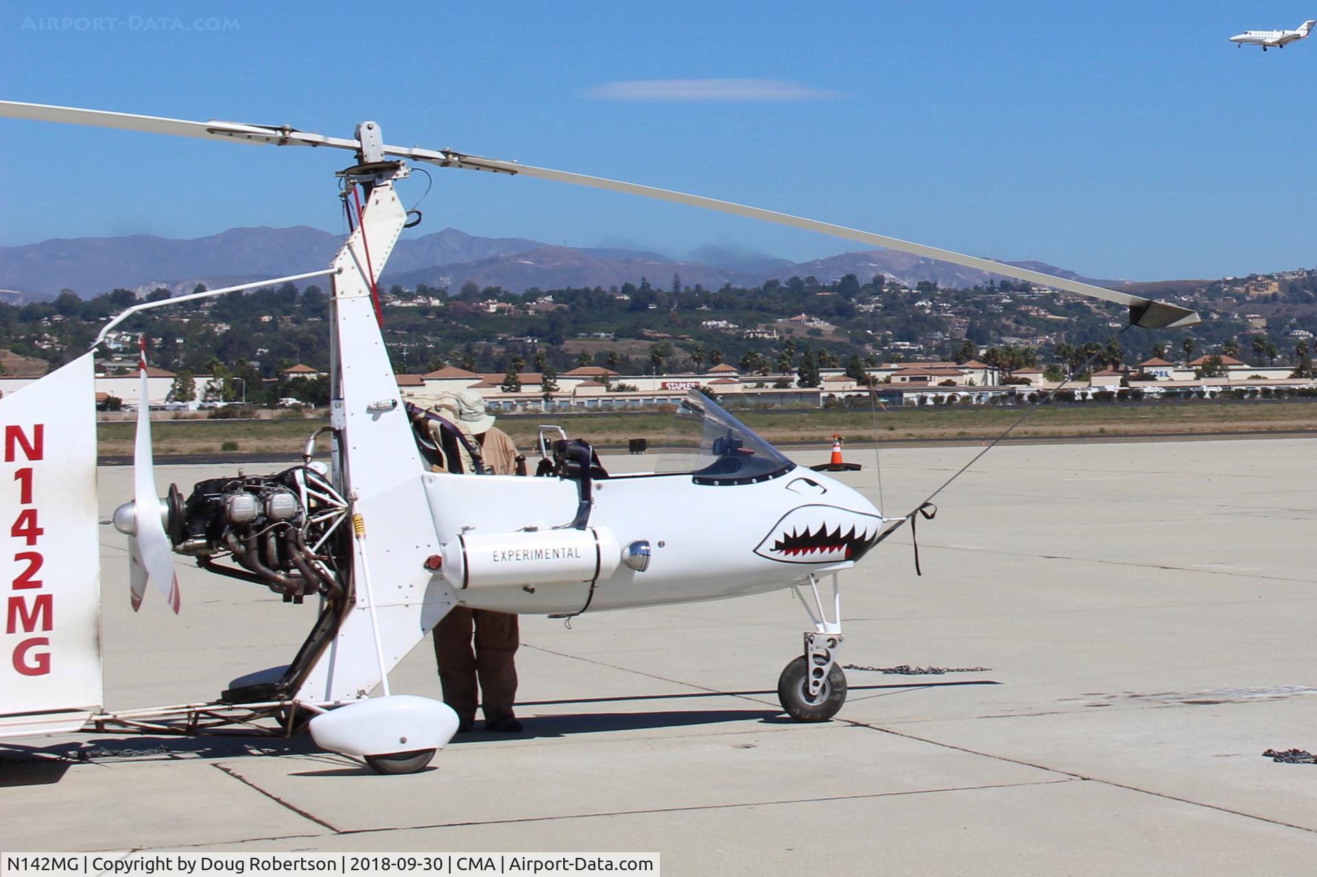 N142MG, 1999 Givans Mark E Predator C/N 1, 1999 Givans PREDATOR Mk1 powered autogyro, one-off, Lycoming IO-320-B1A 160 hp pusher upgrade, pilot Vance is CFI rated for it.