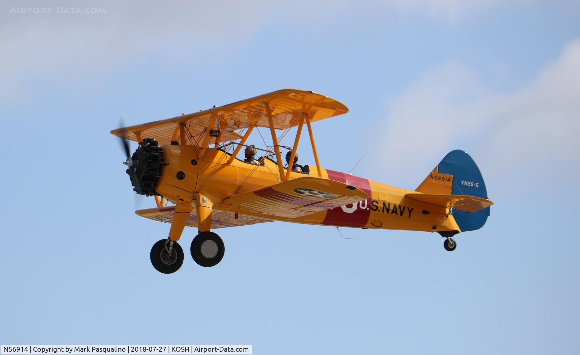 N56914, 1942 Boeing A75N1(PT17) C/N 75-2101, Stearman