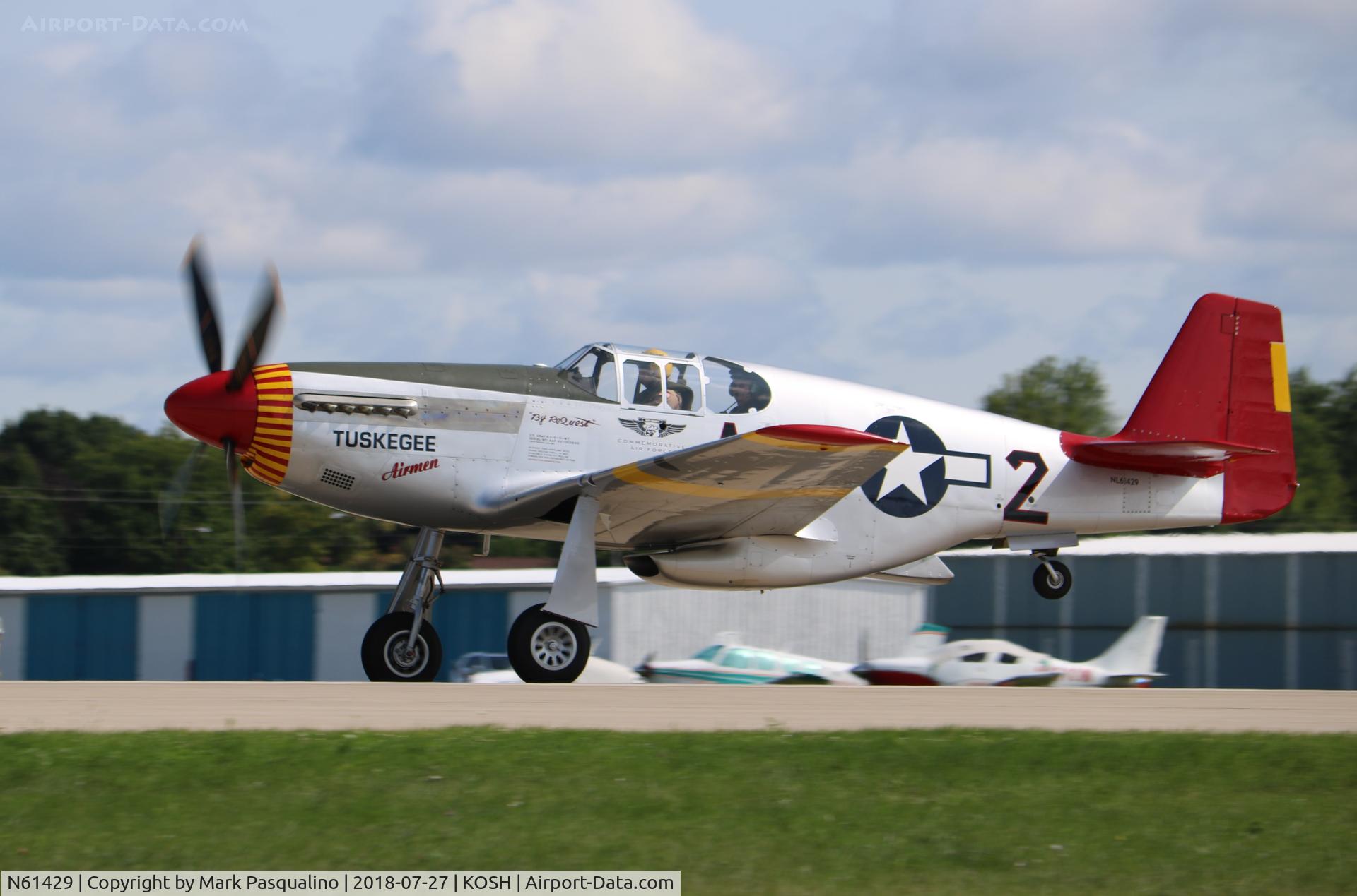 N61429, 1942 North American P-51C Mustang C/N 103-26199, North American P-51C