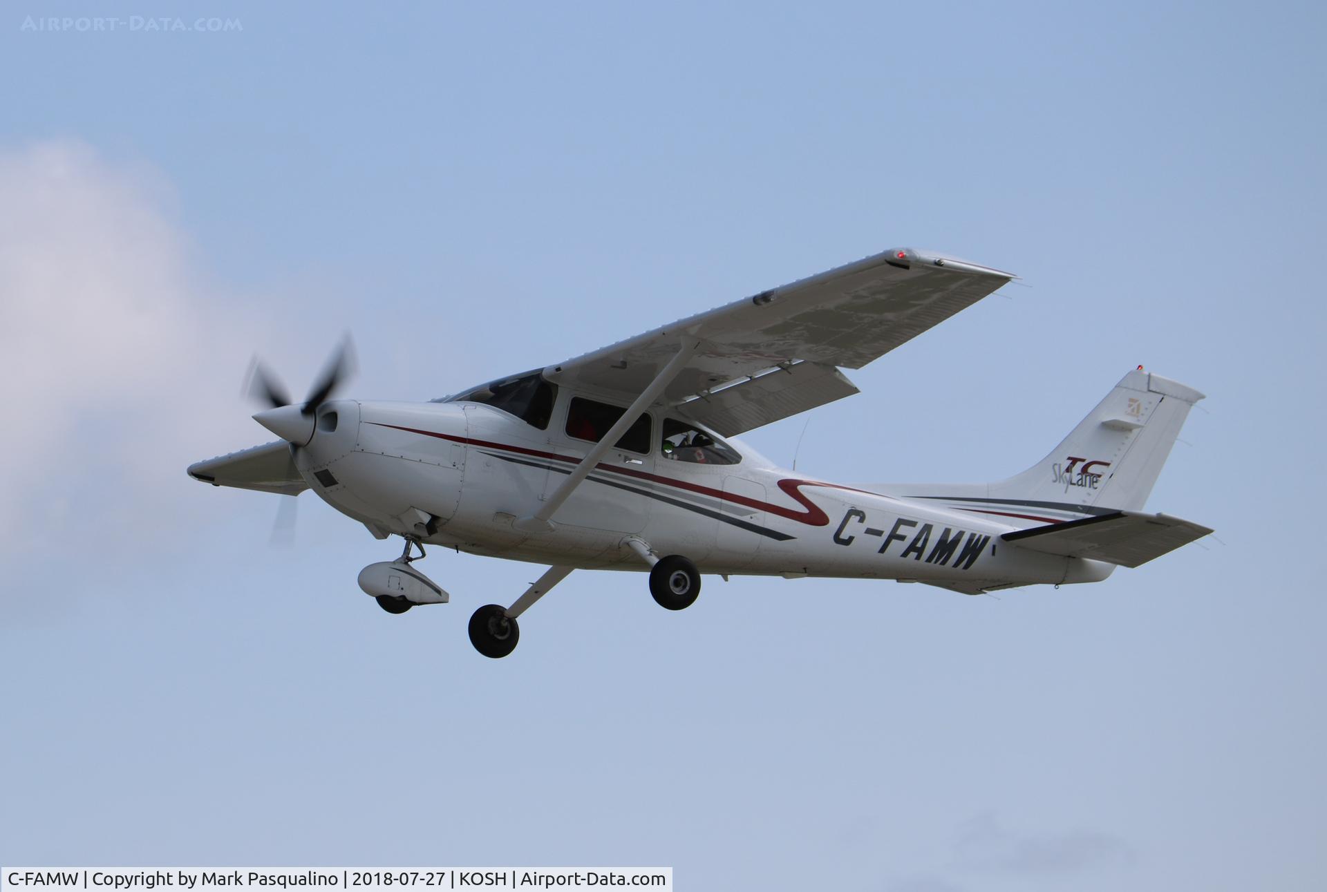 C-FAMW, 2001 Cessna T182T Turbo Skylane C/N T18208092, Cessna T182T