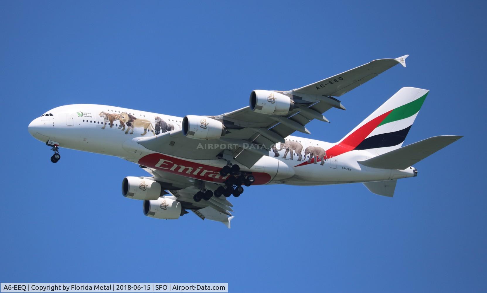 A6-EEQ, 2013 Airbus A380-861 C/N 141, Emirates