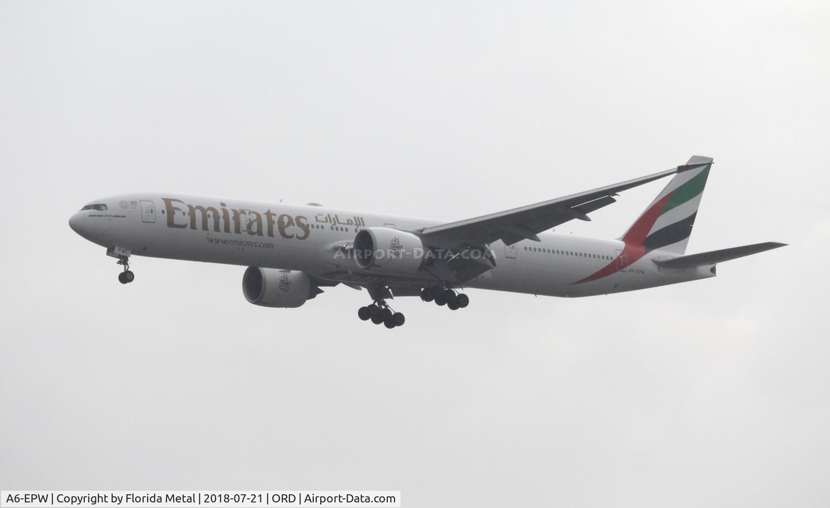 A6-EPW, 2016 Boeing 777-31H/ER C/N 42342, Emirates
