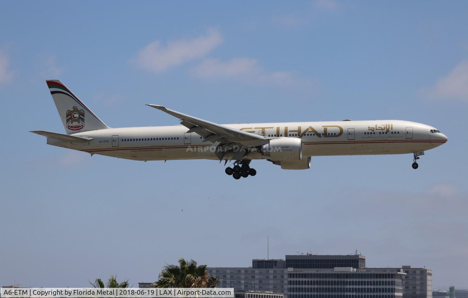 A6-ETM, 2012 Boeing 777-3FX/ER C/N 39688, Etihad