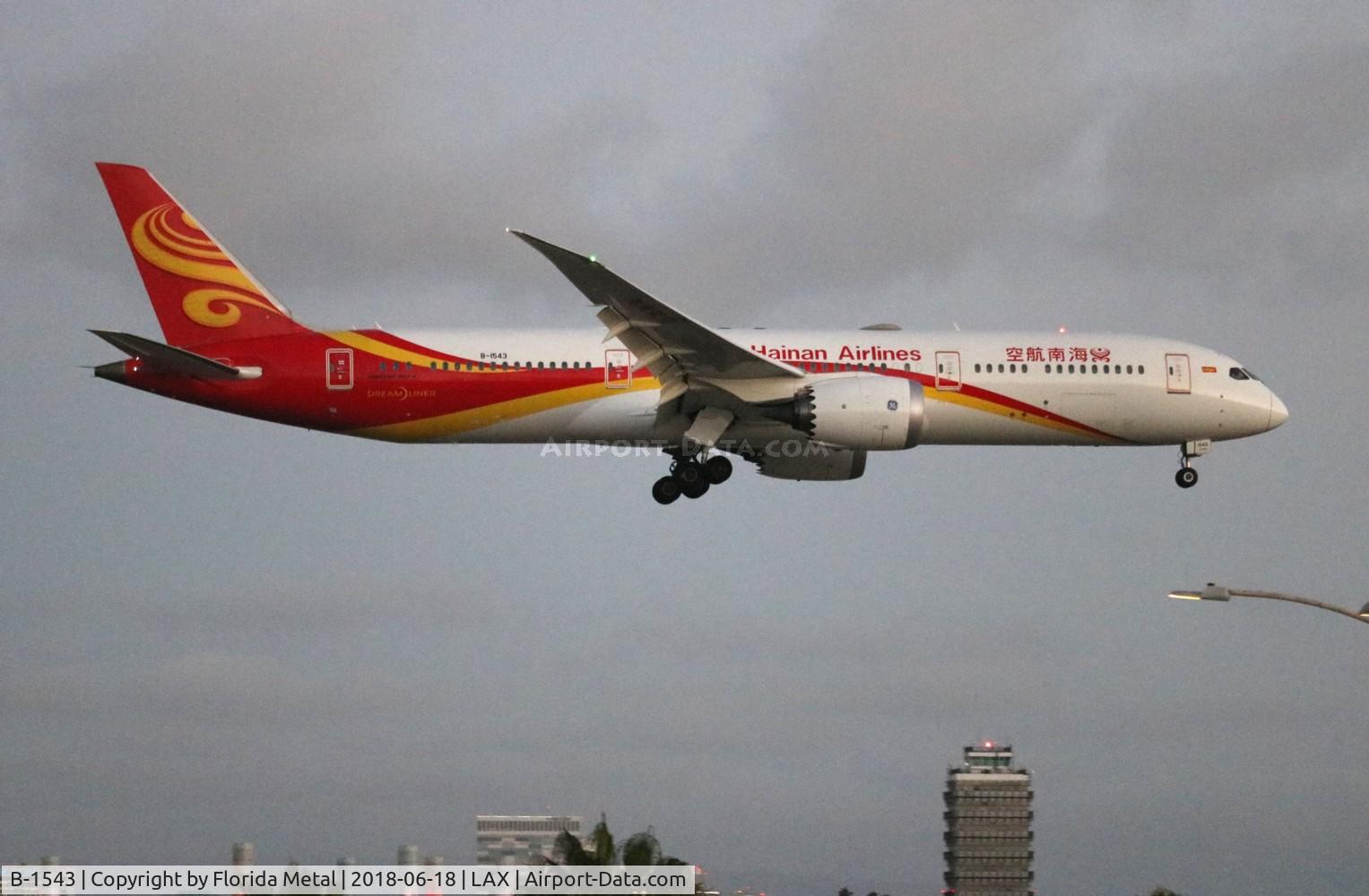B-1543, 2016 Boeing 787-9 Dreamliner C/N 62716, Hainan Airlines
