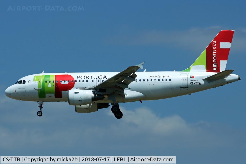 CS-TTR, 2002 Airbus A319-112 C/N 1756, Landing