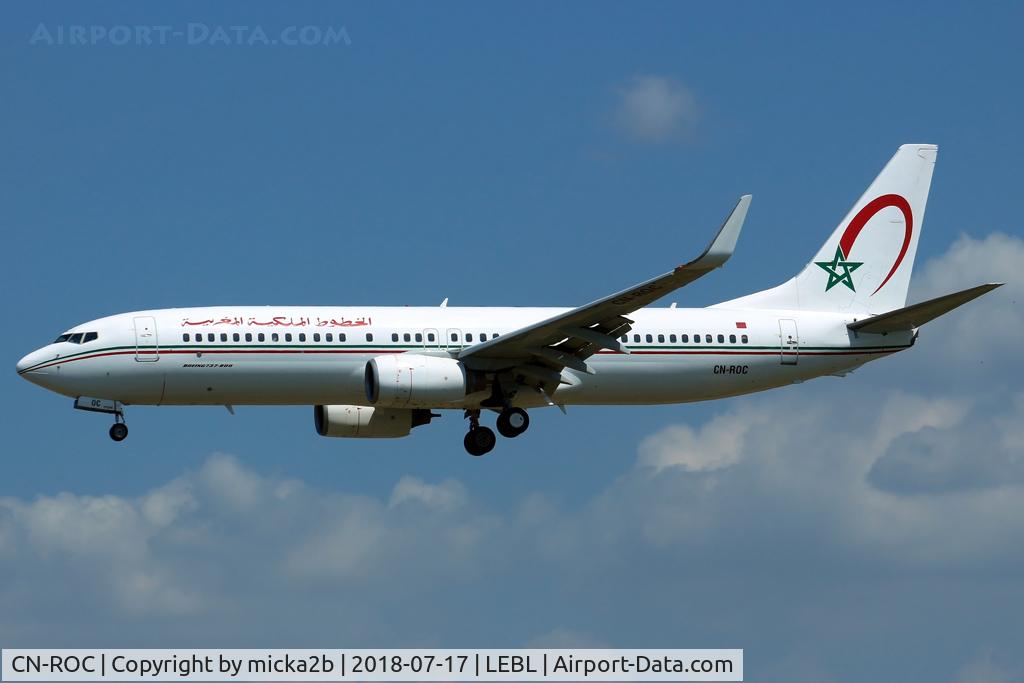 CN-ROC, 2005 Boeing 737-8B6 C/N 33061, Landing
