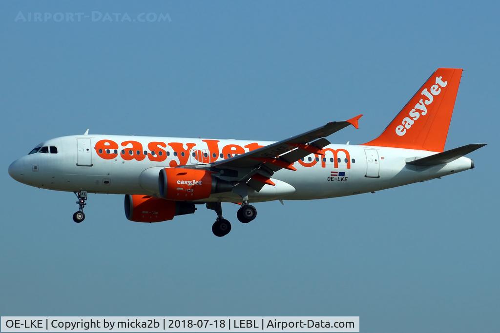 OE-LKE, 2007 Airbus A319-111 C/N 3090, Landing