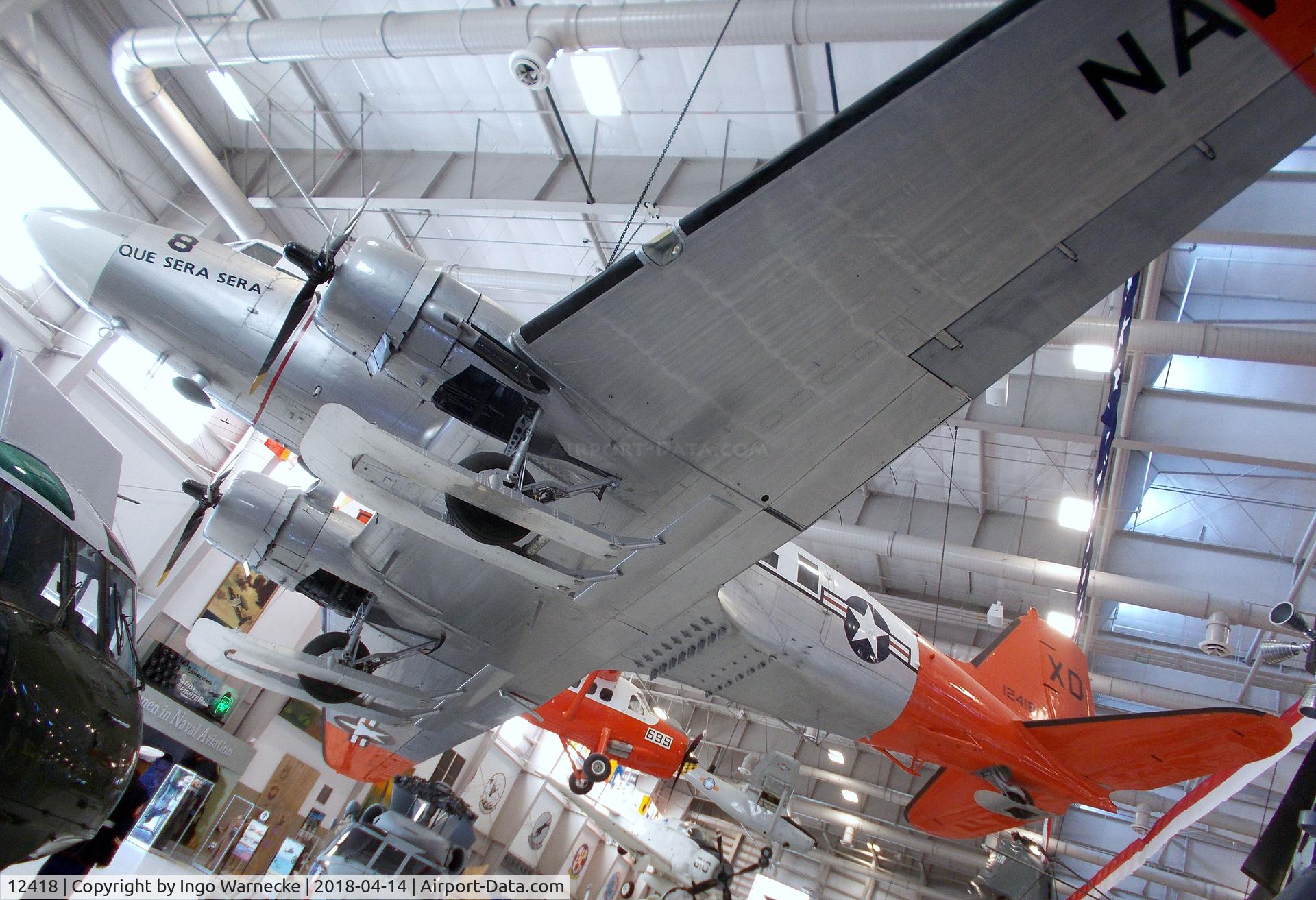12418, 1942 Douglas LC-47H-20-DL Skytrain C/N 9358, Douglas LC-47H Skytrain with ski-undercarriage at the NMNA, Pensacola FL