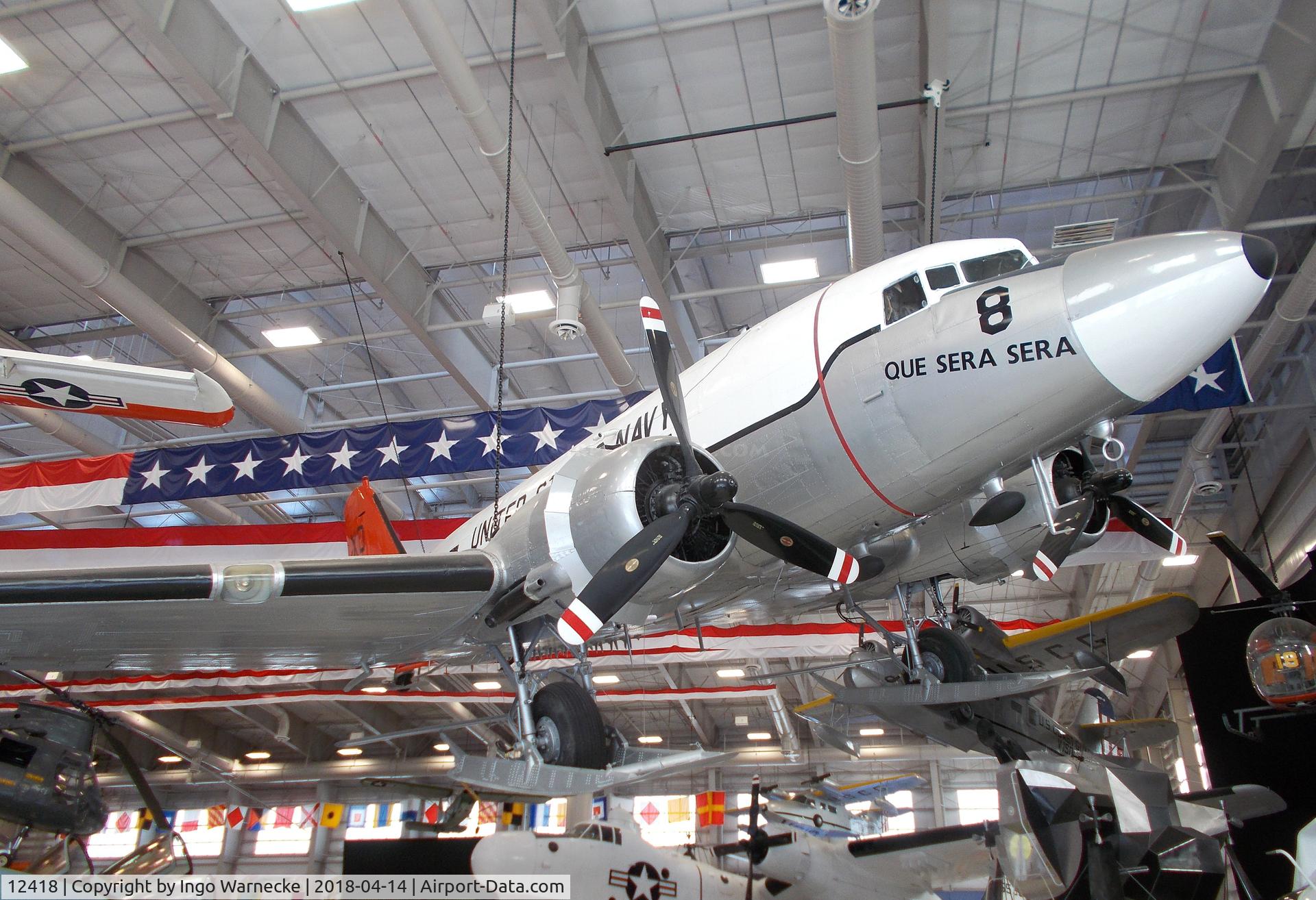 12418, 1942 Douglas LC-47H-20-DL Skytrain C/N 9358, Douglas LC-47H Skytrain with ski-undercarriage at the NMNA, Pensacola FL