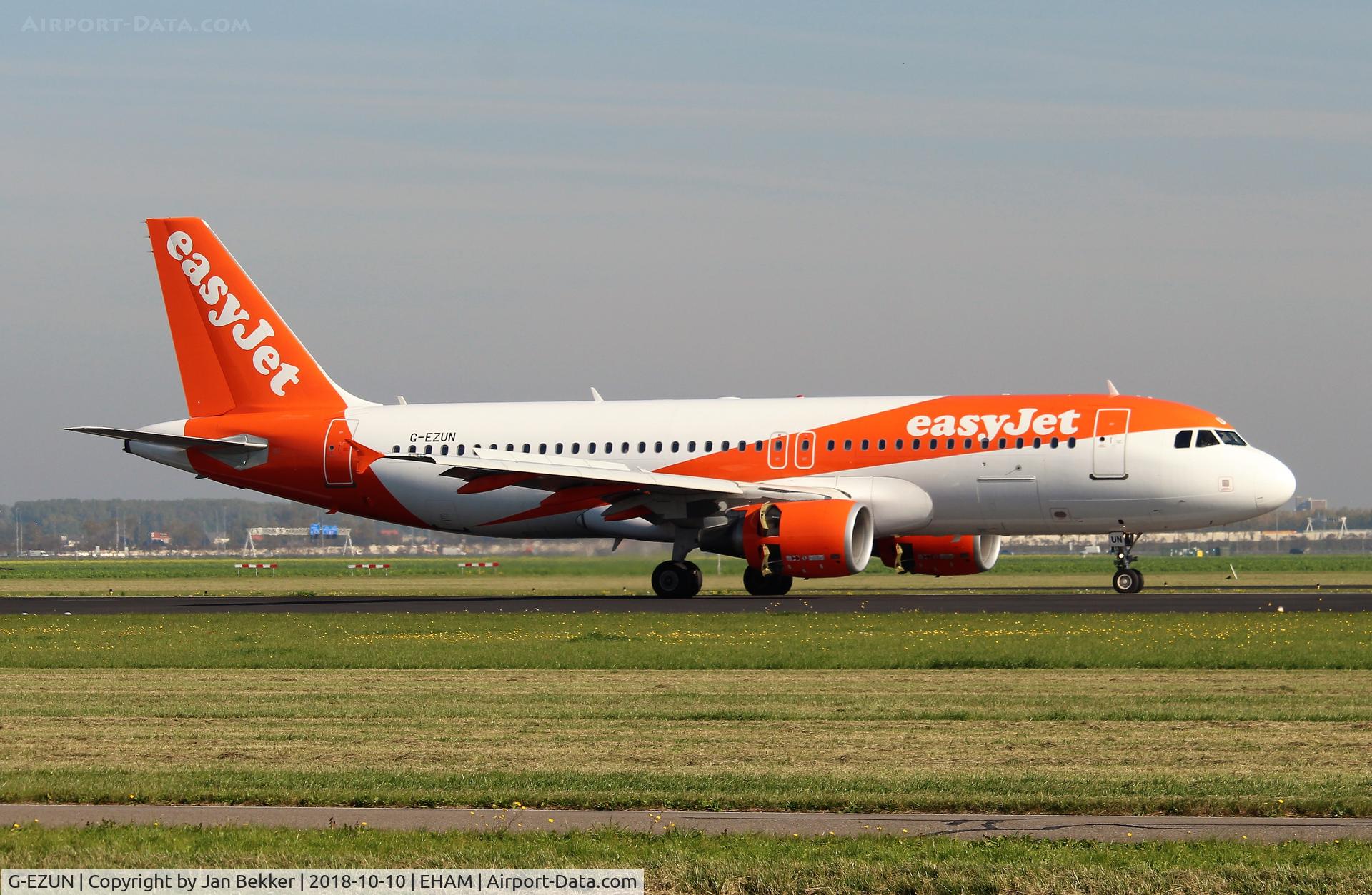 G-EZUN, 2012 Airbus A320-214 C/N 5046, Schiphol Amstedam