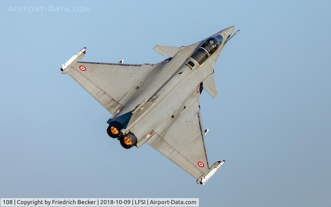108, Dassault Rafale C C/N 108, tight turn after a go-around