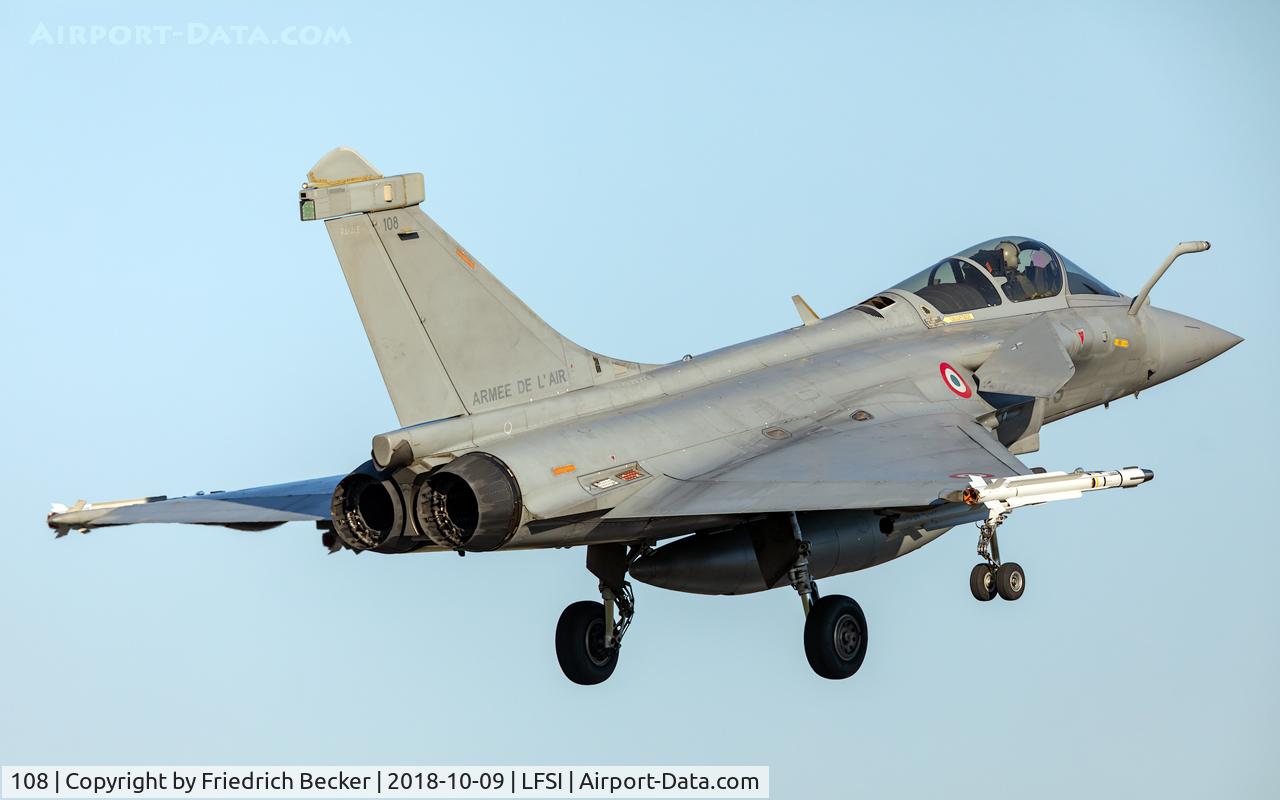 108, Dassault Rafale C C/N 108, on final