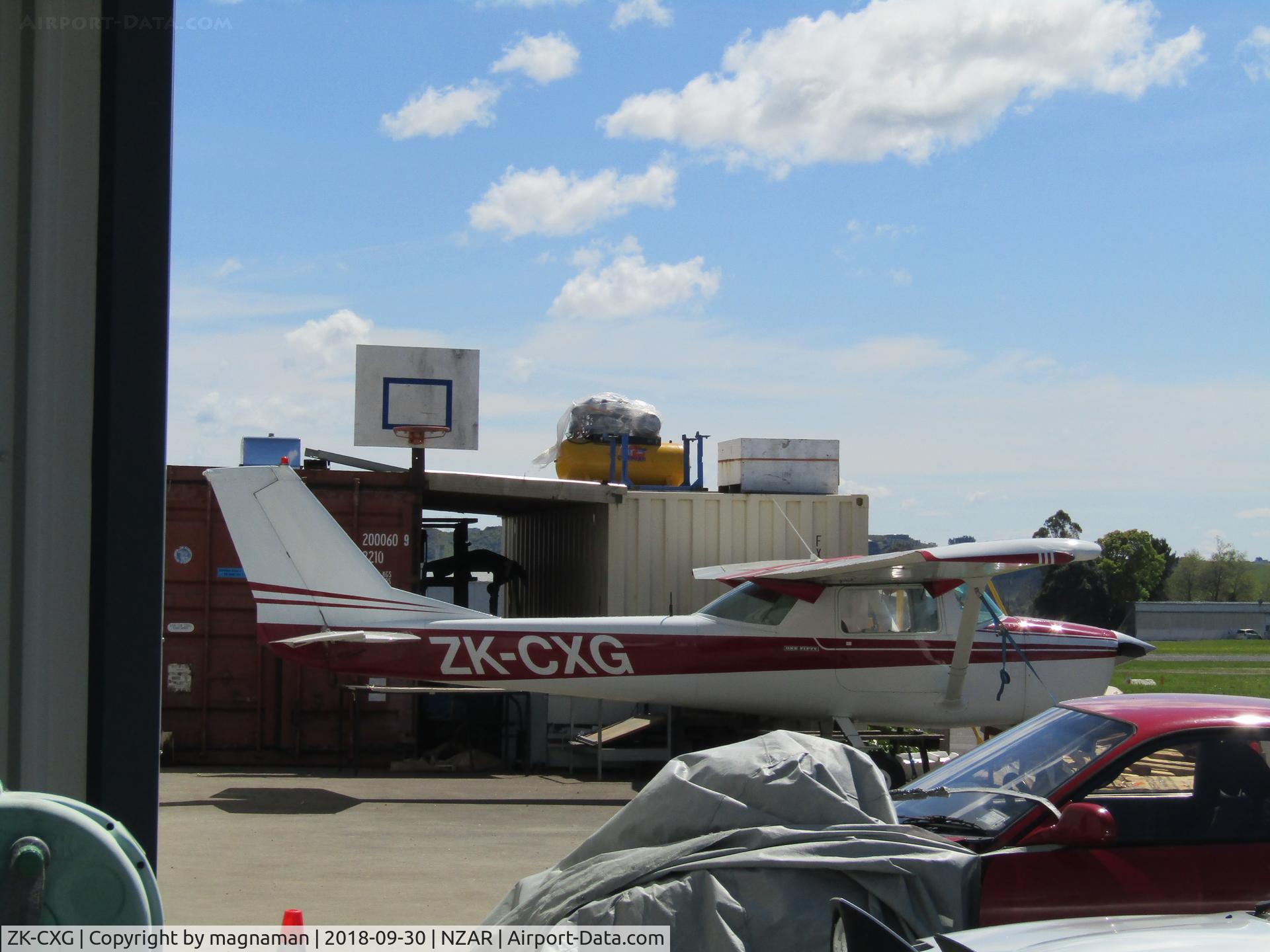 ZK-CXG, Cessna 150H C/N 15068411, hanging around outside 