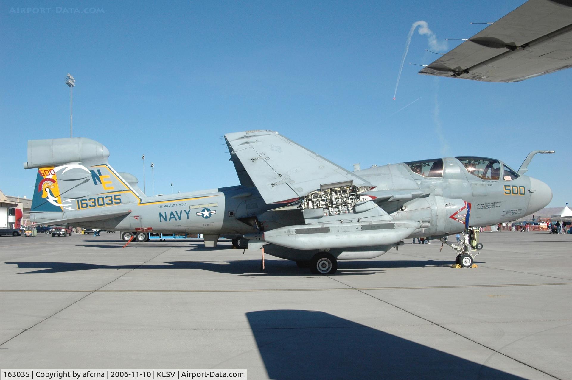 163035, Grumman EA-6B Prowler C/N P-128, NELLIS AFB