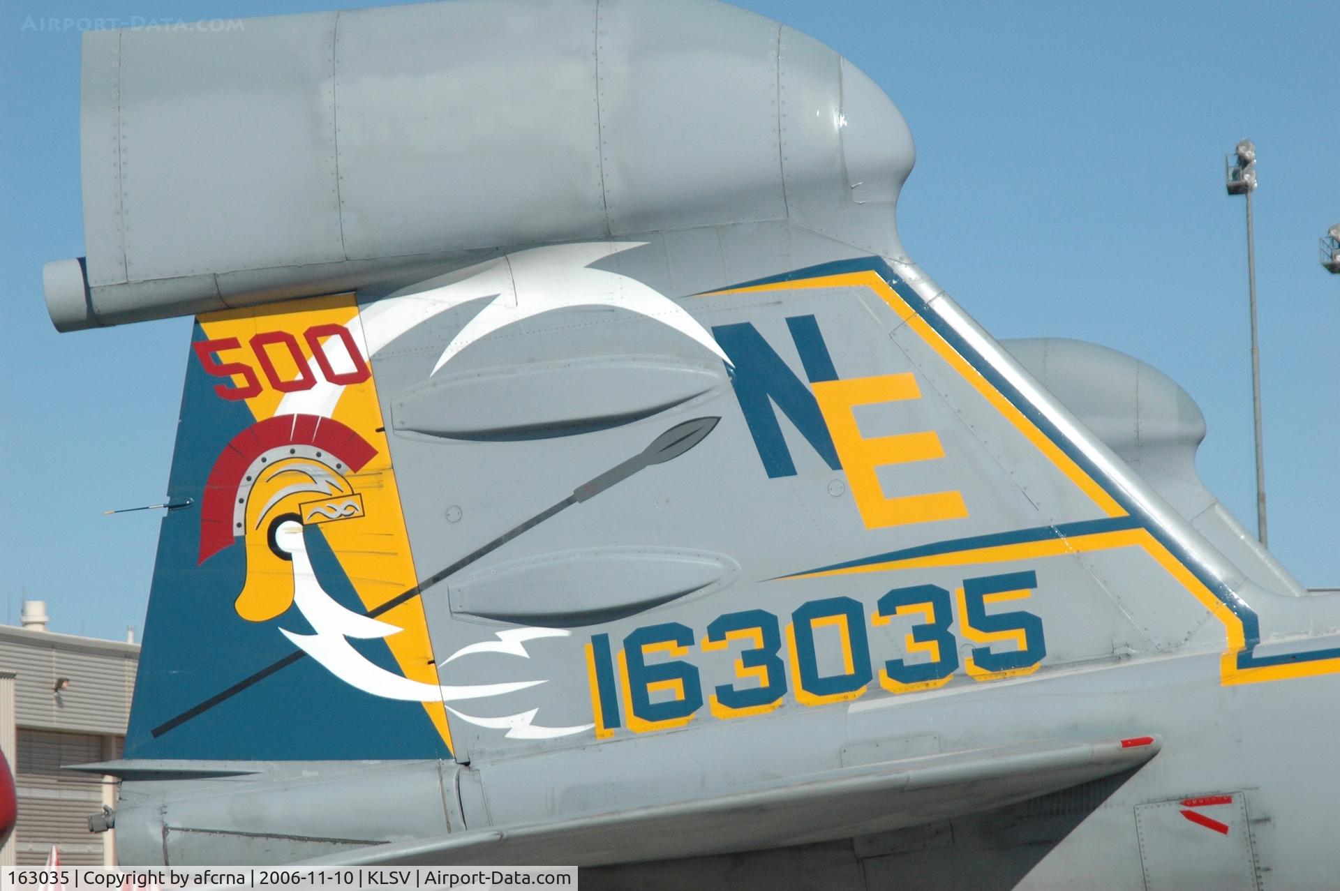 163035, Grumman EA-6B Prowler C/N P-128, NELLIS AFB