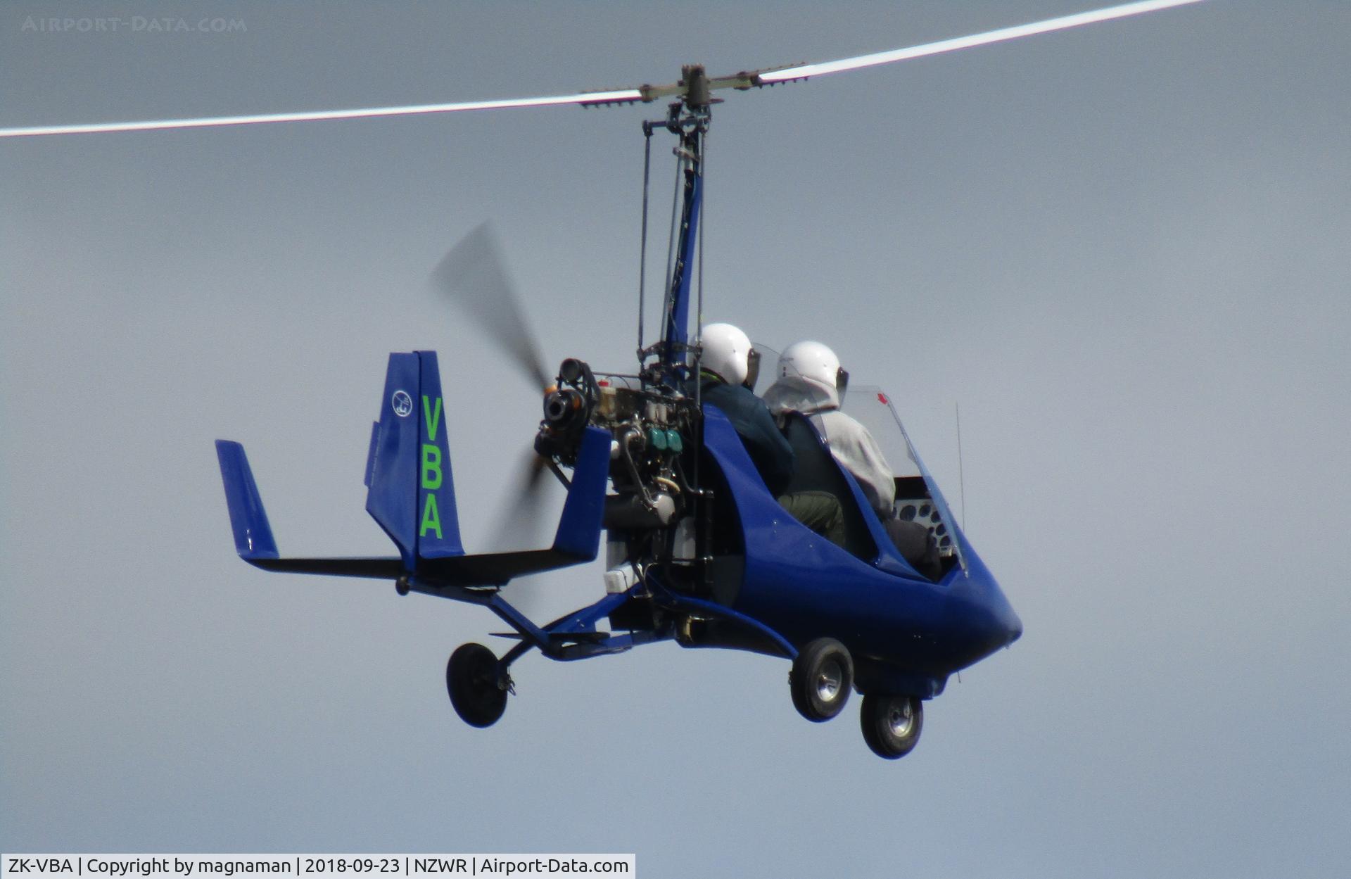 ZK-VBA, ELA Aviacion Gyrocopter C/N ELA07R, climbing away