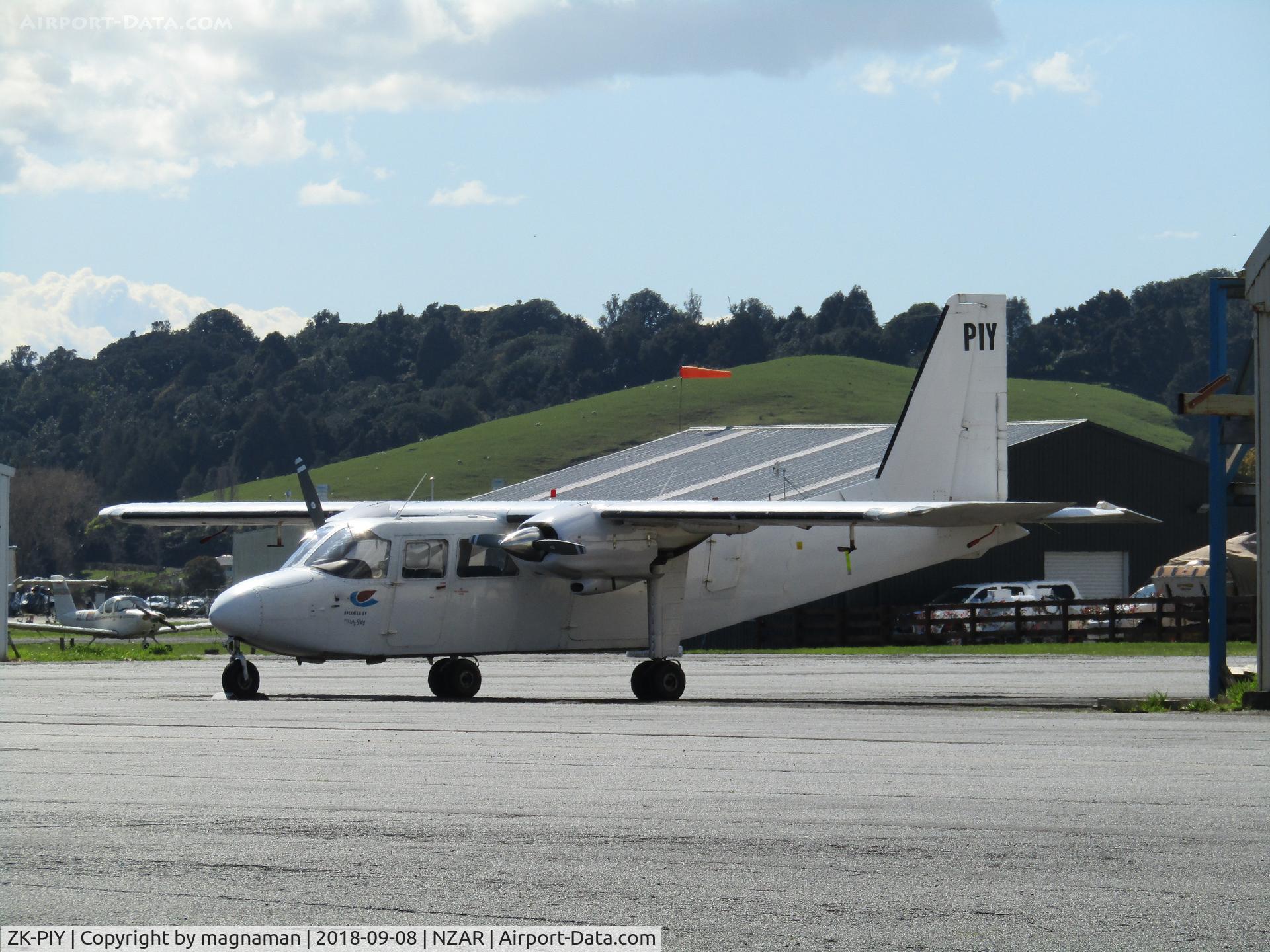 ZK-PIY, 1973 Britten-Norman BN-2A-20 Islander C/N 344, in for maintenance