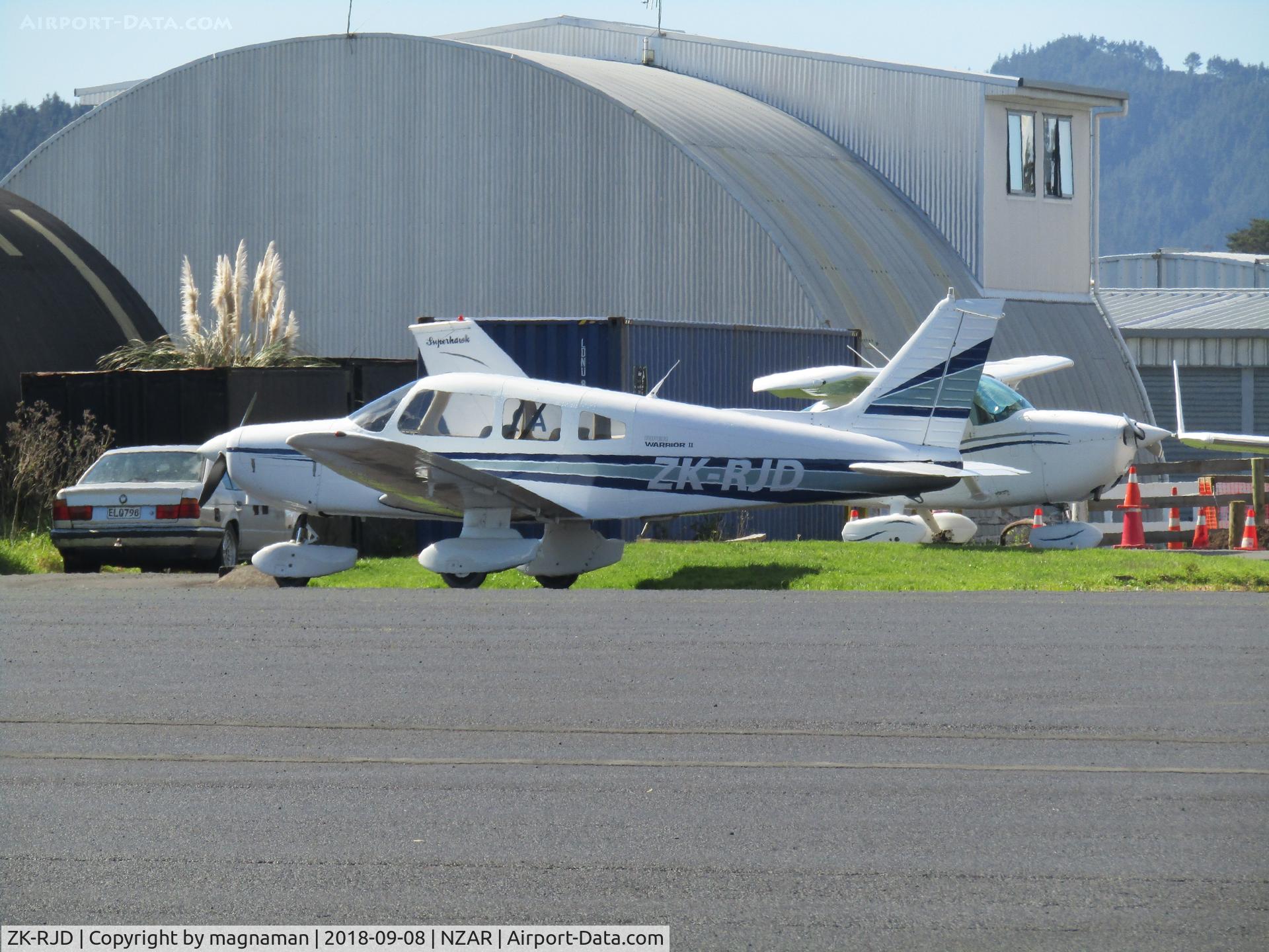 ZK-RJD, Piper PA-28-161 Warrior II C/N 28-7916439, at home base