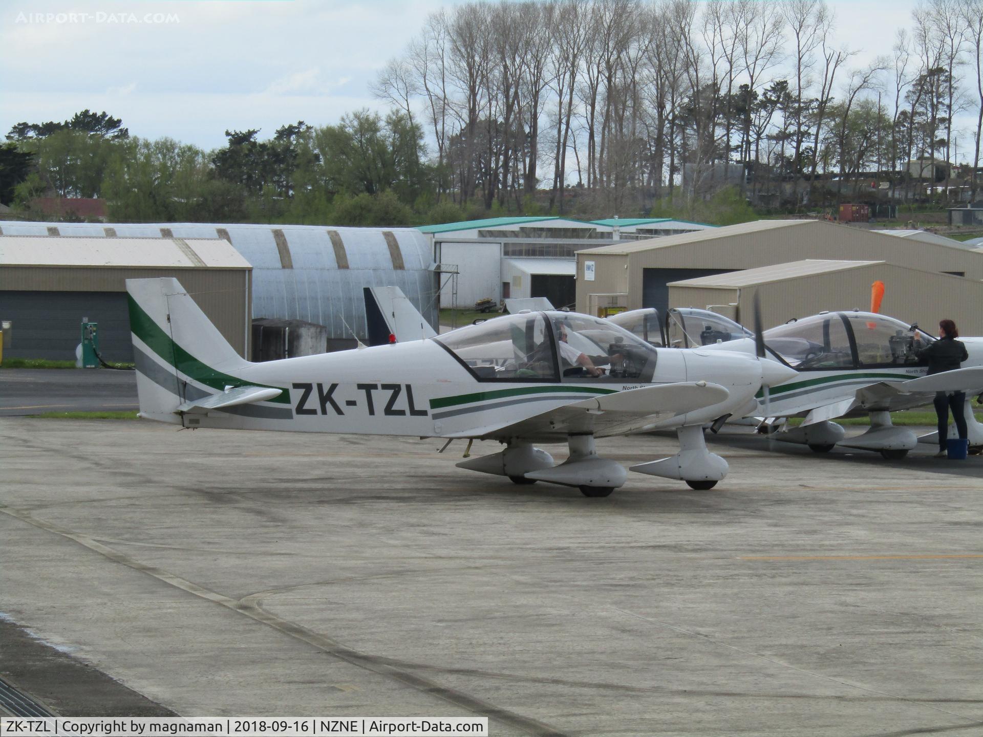 ZK-TZL, Robin R-2120U C/N 363, club hack on apron