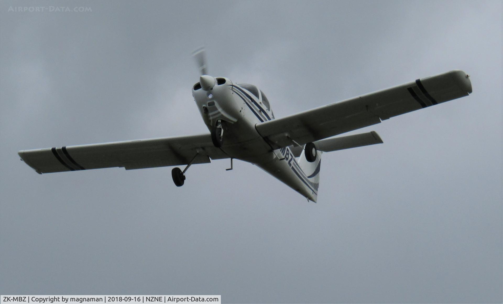ZK-MBZ, Piper PA-38-112 Tomahawk Tomahawk C/N 38-81A0062, at north shore