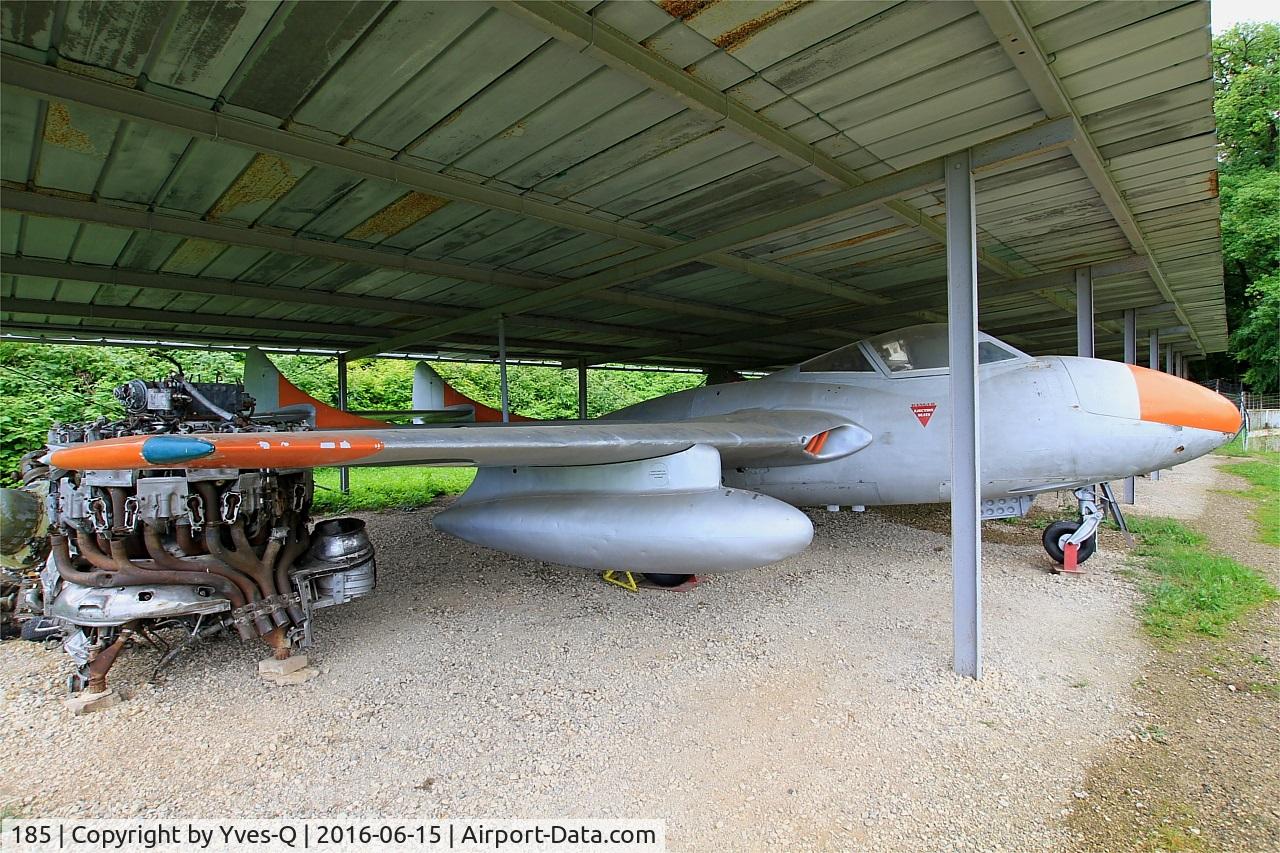 185, De Havilland DH-115 Vampire T.55 C/N 15775, De Havilland DH-115 Vampire T.55, Savigny-Les Beaune Museum