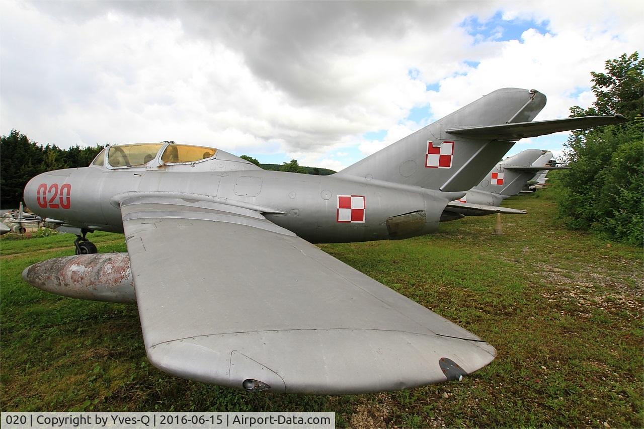 020, PZL-Mielec SBLim-2M (MiG-15UTI) C/N 1A07020, PZL-Mielec SBLim-2M (MiG-15UTI), Savigny-Les Beaune Museum
