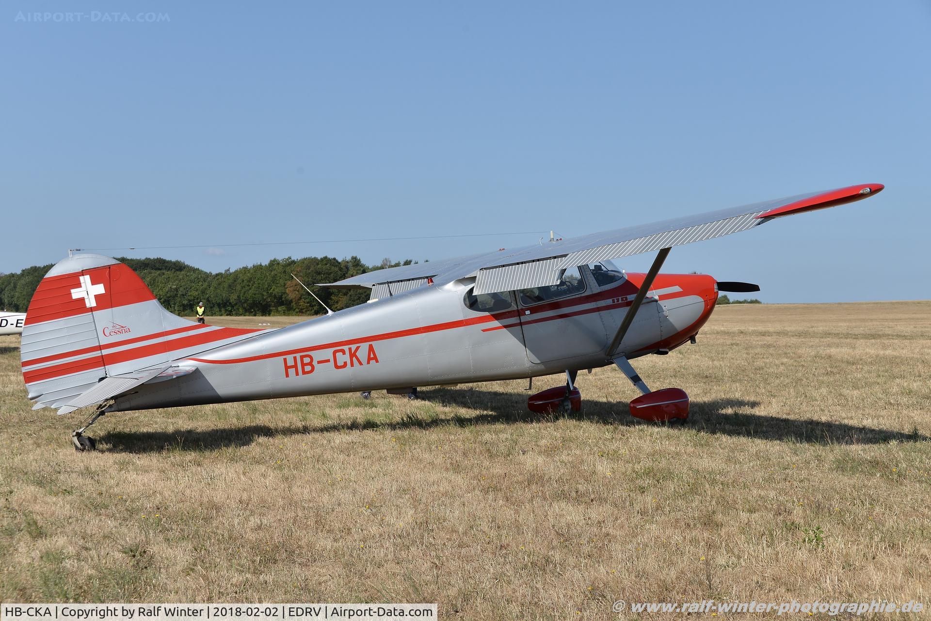 HB-CKA, 1949 Cessna 170A C/N 19135, Cessna 170A - Private - 19135 - HB-CKA - 02.09.2018 - EDRV