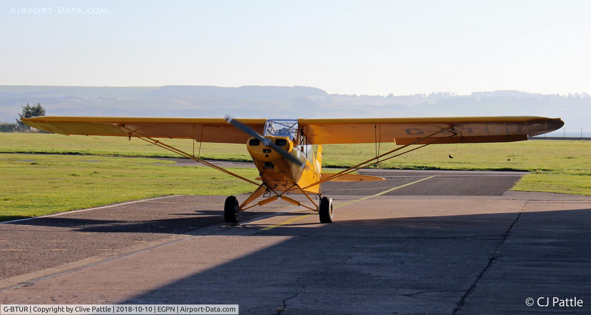 G-BTUR, 1953 Piper L-18C Super Cub (PA-18-95) C/N 18-3205, At Dundee