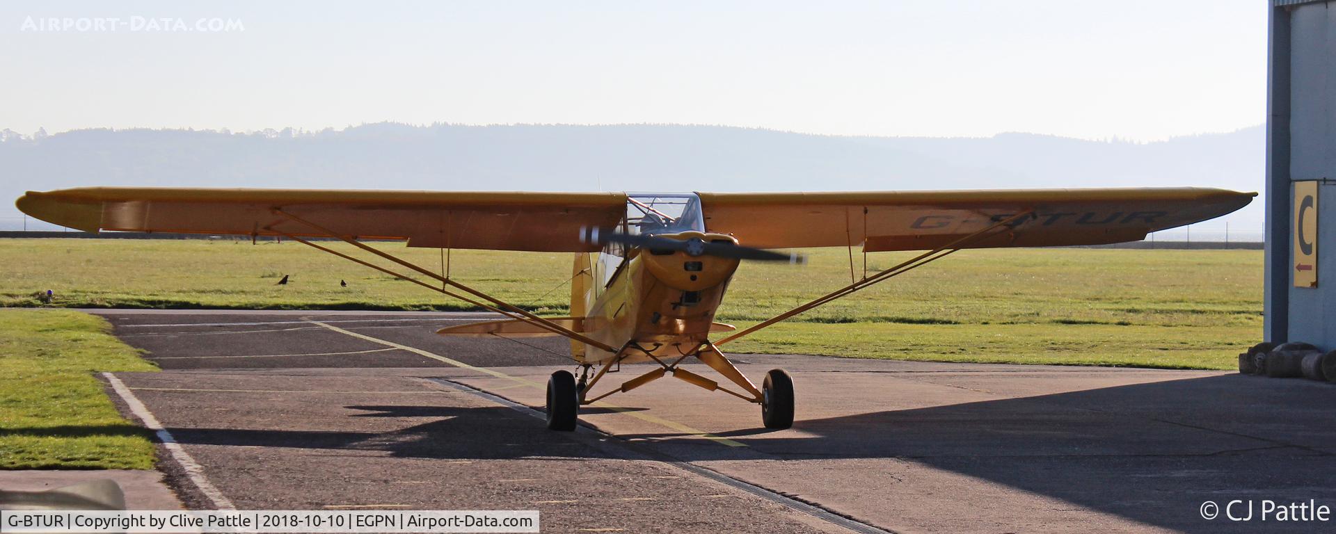 G-BTUR, 1953 Piper L-18C Super Cub (PA-18-95) C/N 18-3205, At Dundee for fuel