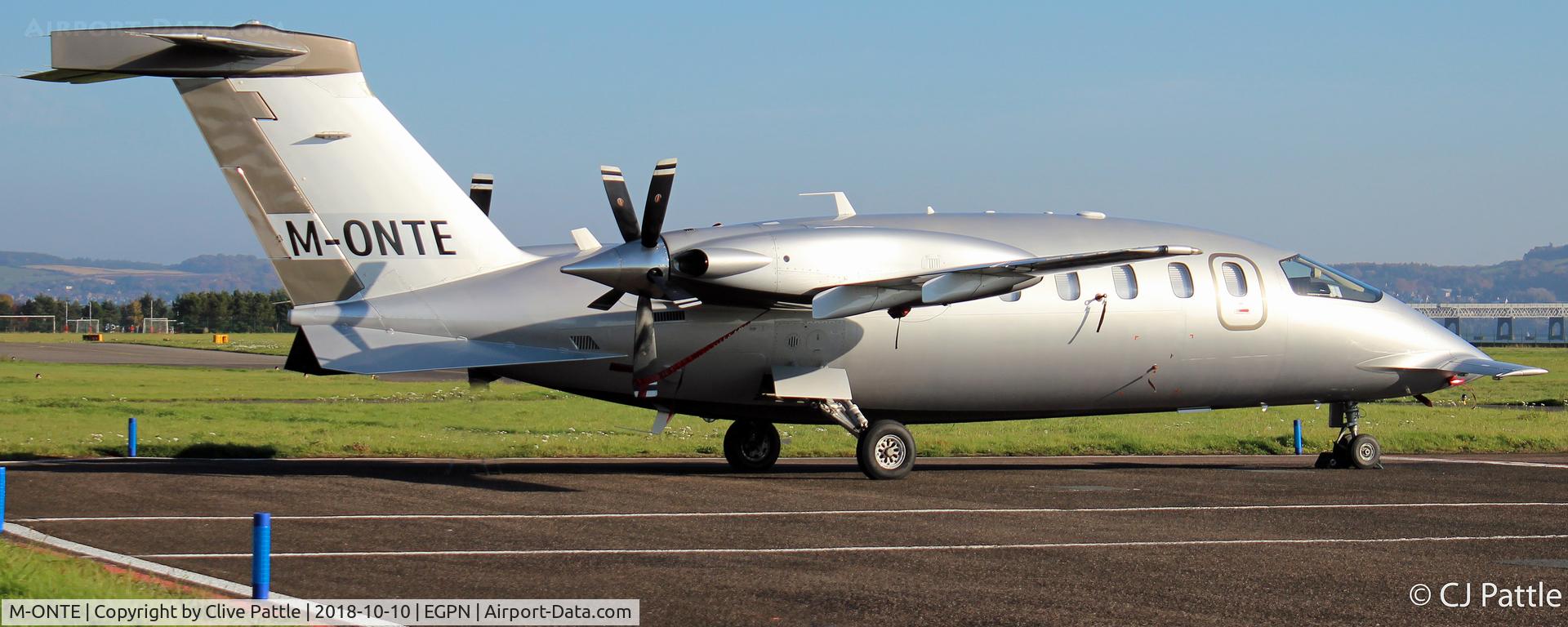 M-ONTE, 2009 Piaggio P-180 Avanti II C/N 1176, Parked up at Dundee