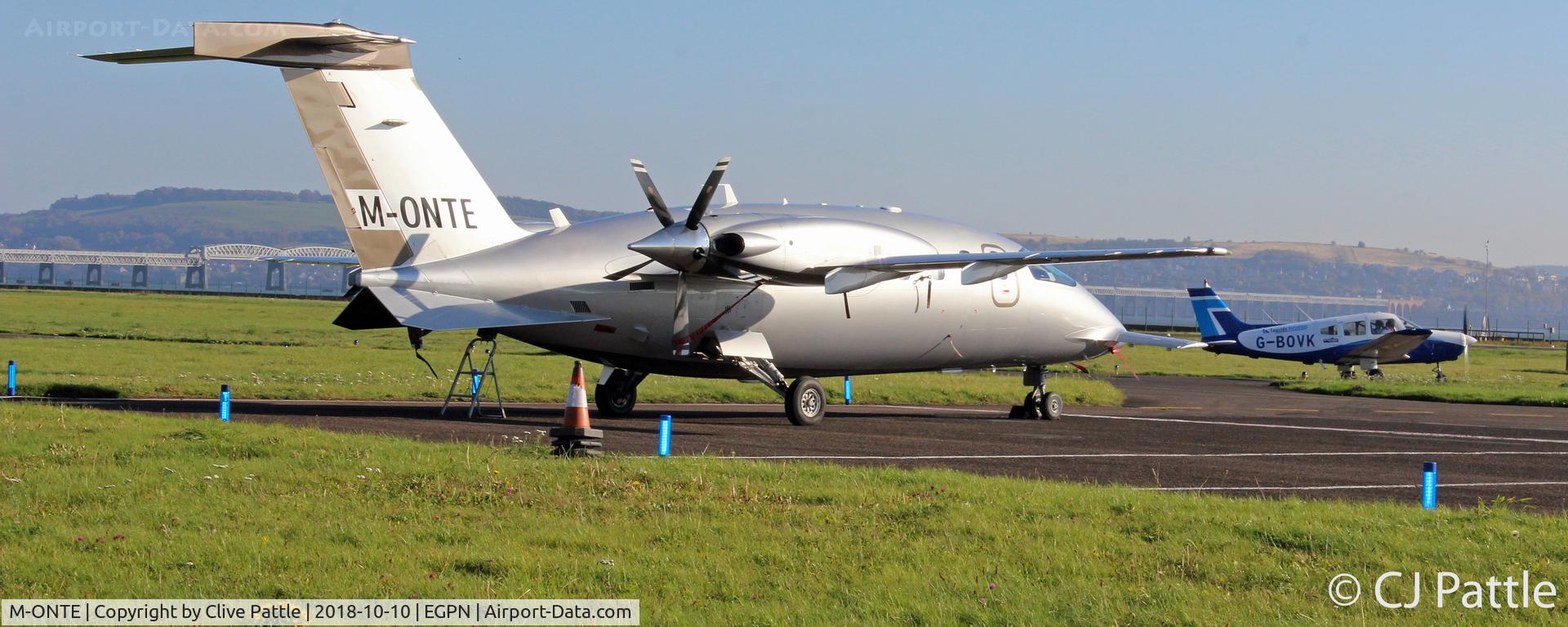 M-ONTE, 2009 Piaggio P-180 Avanti II C/N 1176, Parked at Dundee