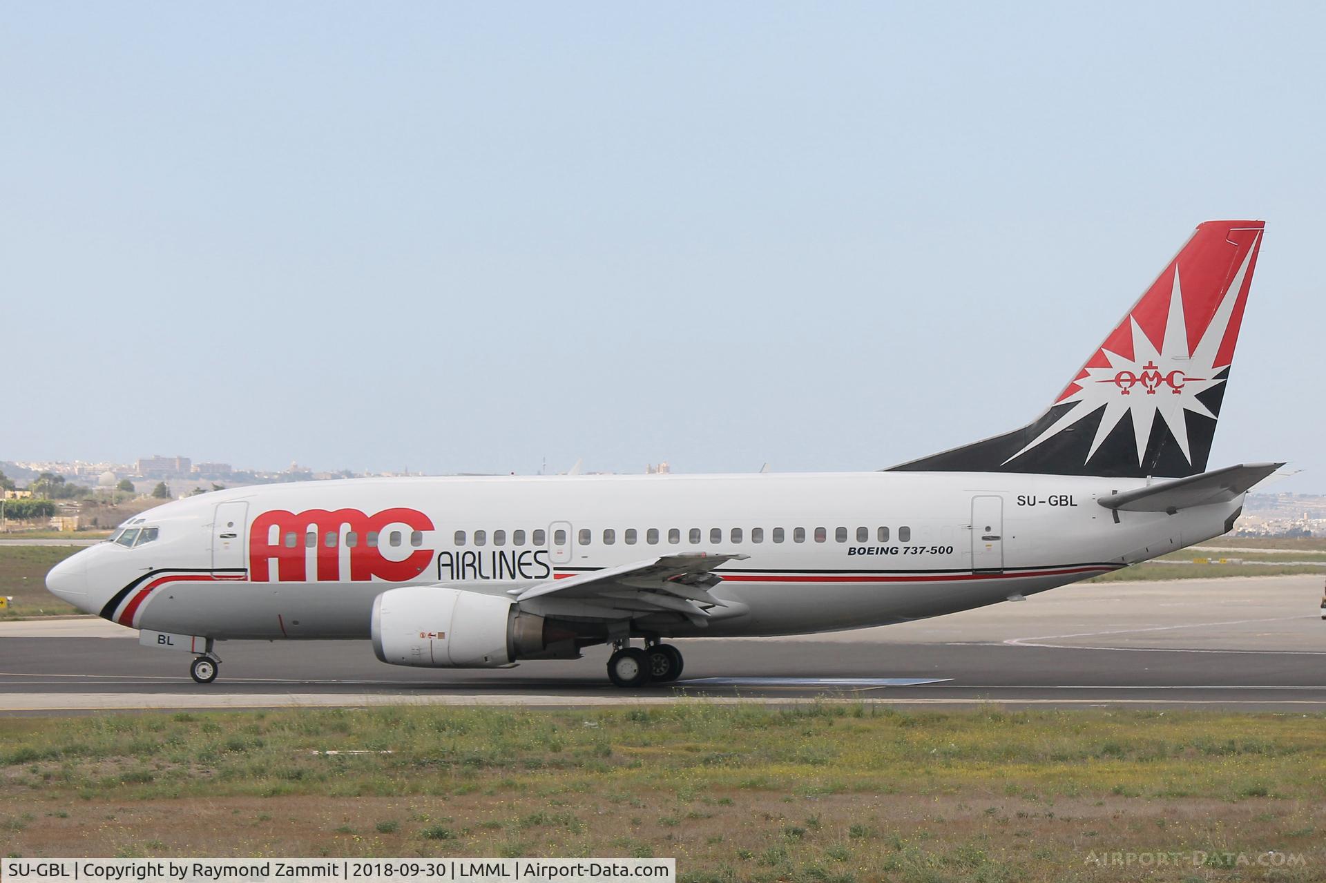 SU-GBL, 1992 Boeing 737-566 C/N 26051, B737-500 SU-GBL AMC Airlines