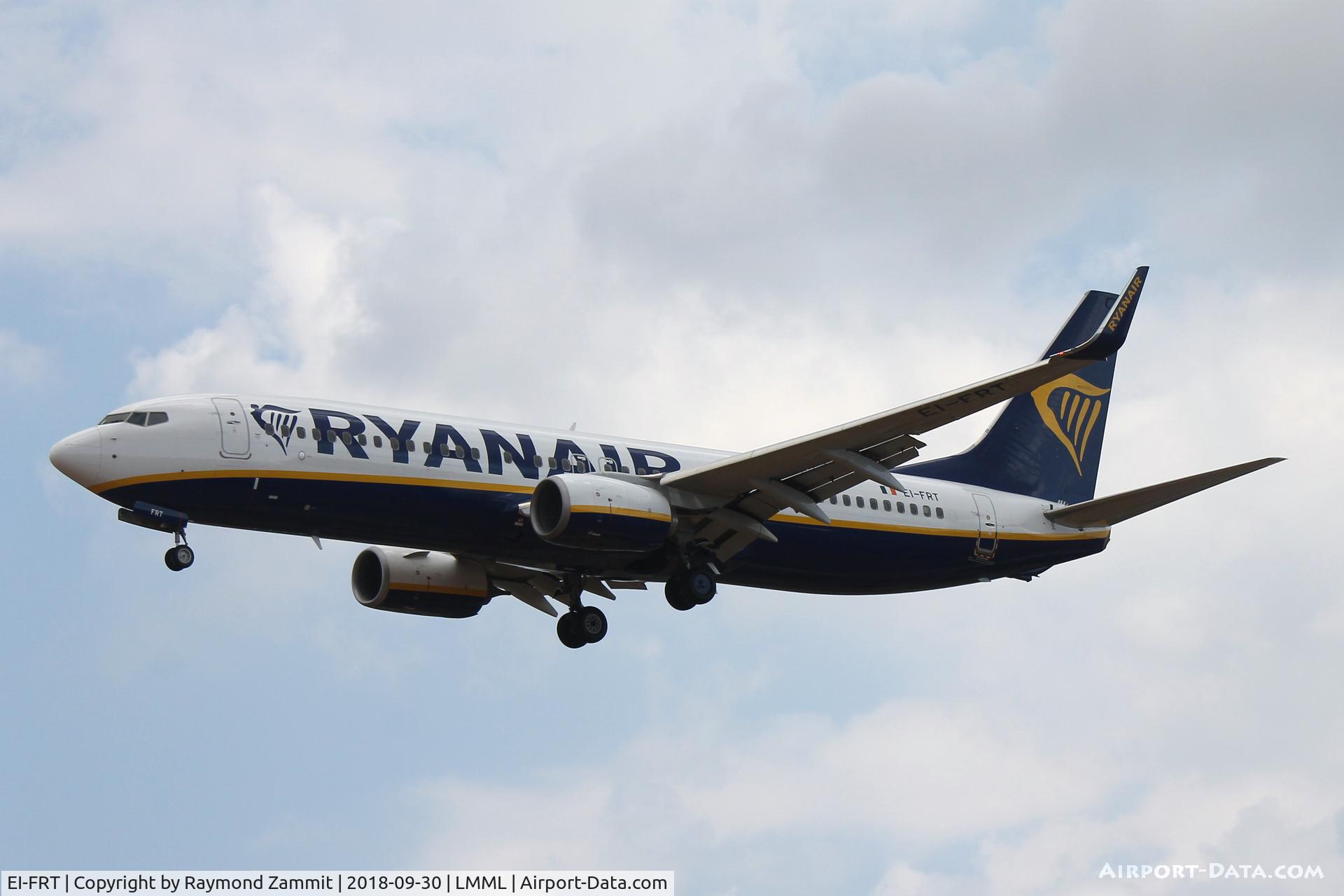 EI-FRT, 2016 Boeing 737-8AS C/N 44740, B737-800 EI-FRT Ryanair