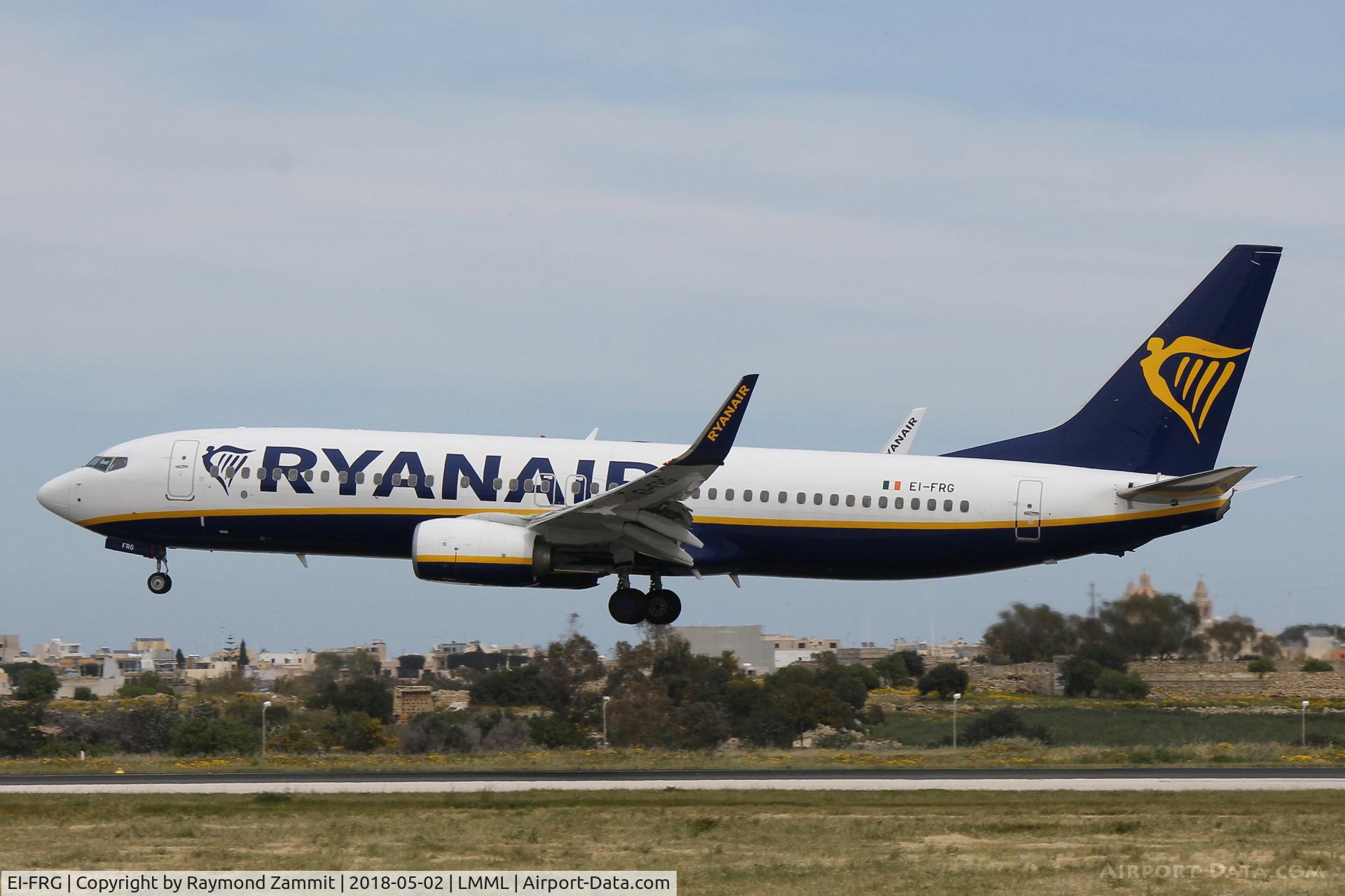 EI-FRG, 2016 Boeing 737-8AS C/N 44737, B737-800 EI-FRG Ryanair