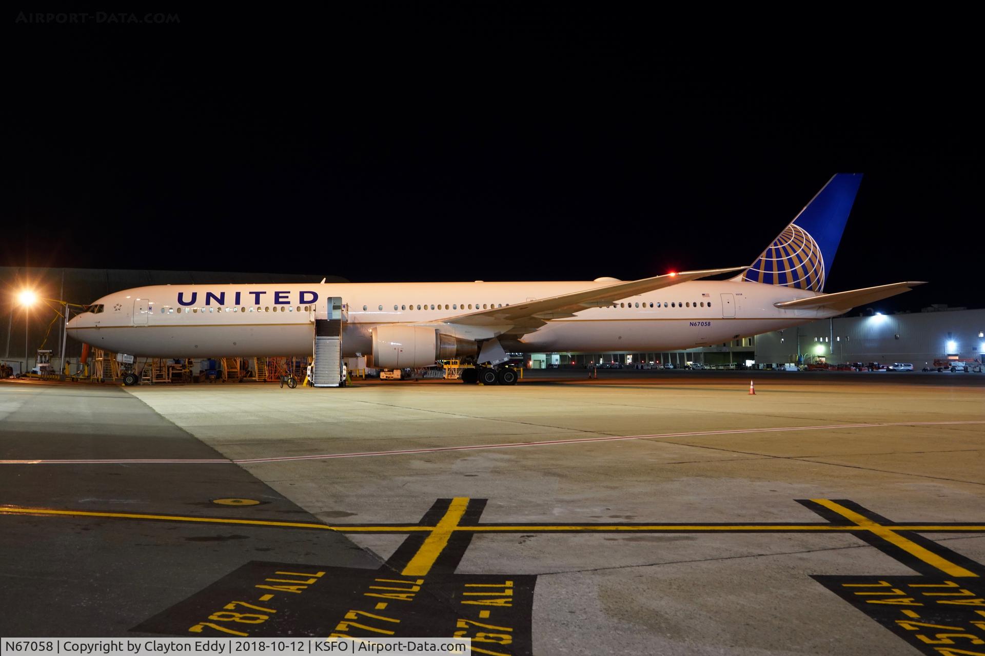 N67058, 2002 Boeing 767-424/ER C/N 29453, SFO 2018.