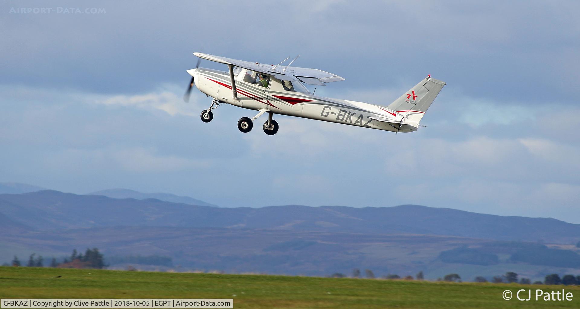 G-BKAZ, 1979 Cessna 152 C/N 152-82832, In action at Perth