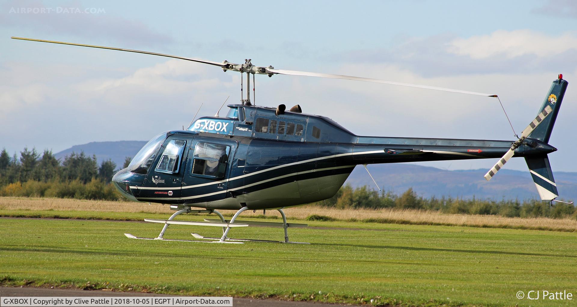 G-XBOX, 1981 Bell 206B JetRanger III C/N 3370, Parked at Perth