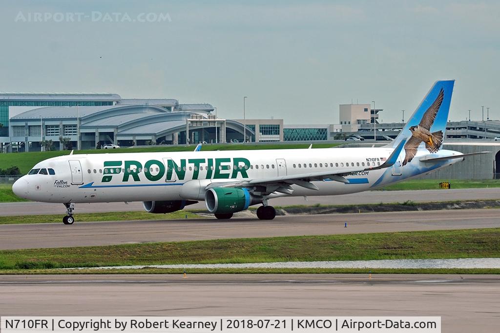 N710FR, 2016 Airbus A321-211 C/N 7179, Taxiing in after arrival