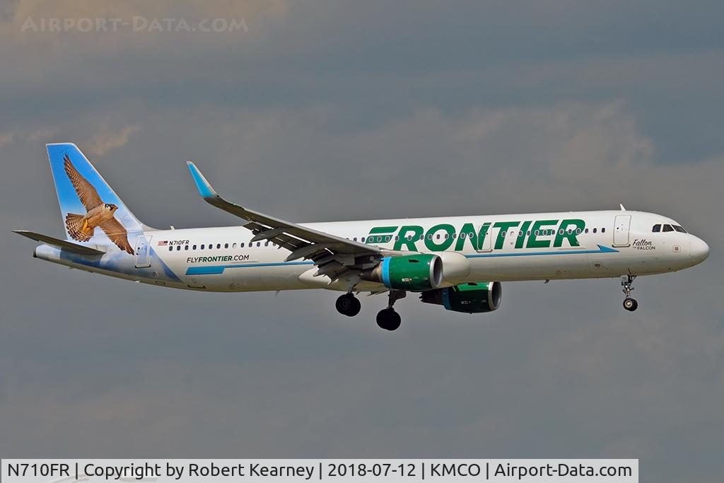 N710FR, 2016 Airbus A321-211 C/N 7179, On short final r/w 18R