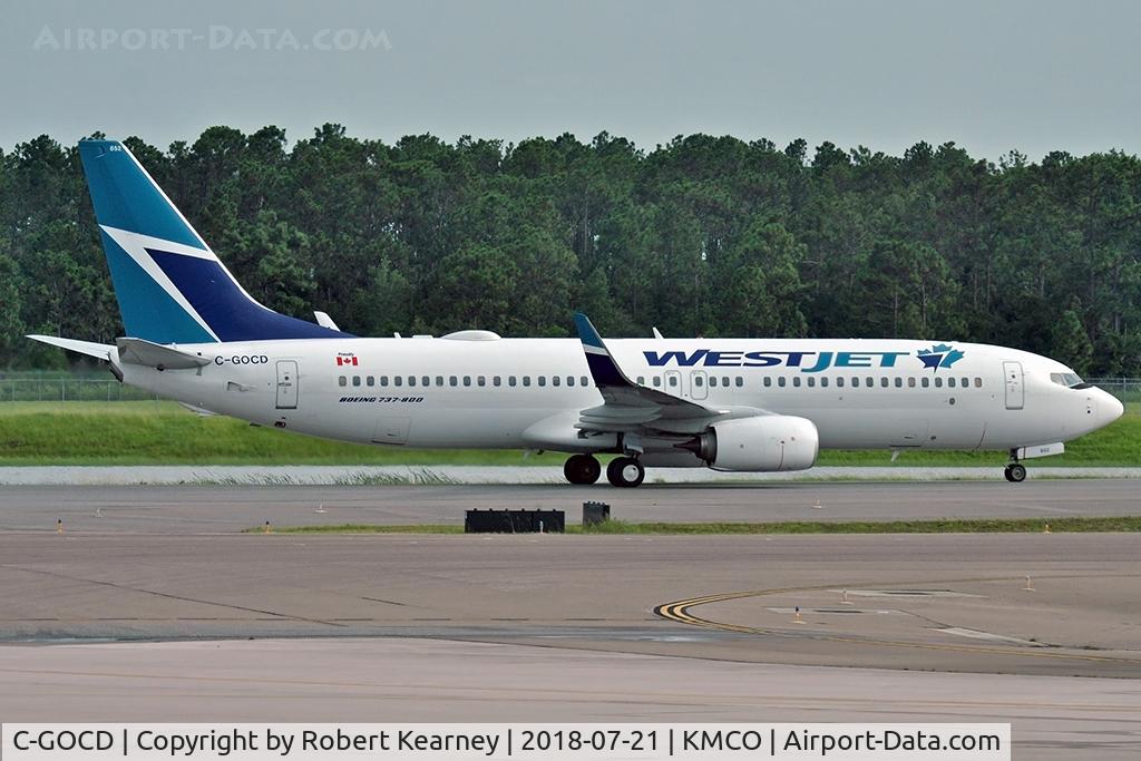 C-GOCD, 2017 Boeing 737-800 C/N 40832, Taxiing out for departure