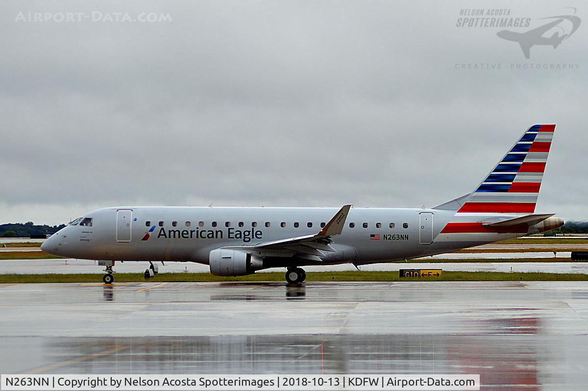 N263NN, 2017 Embraer 175LR (ERJ-170-200LR) C/N 17000703, Departure post DFW Weather delay